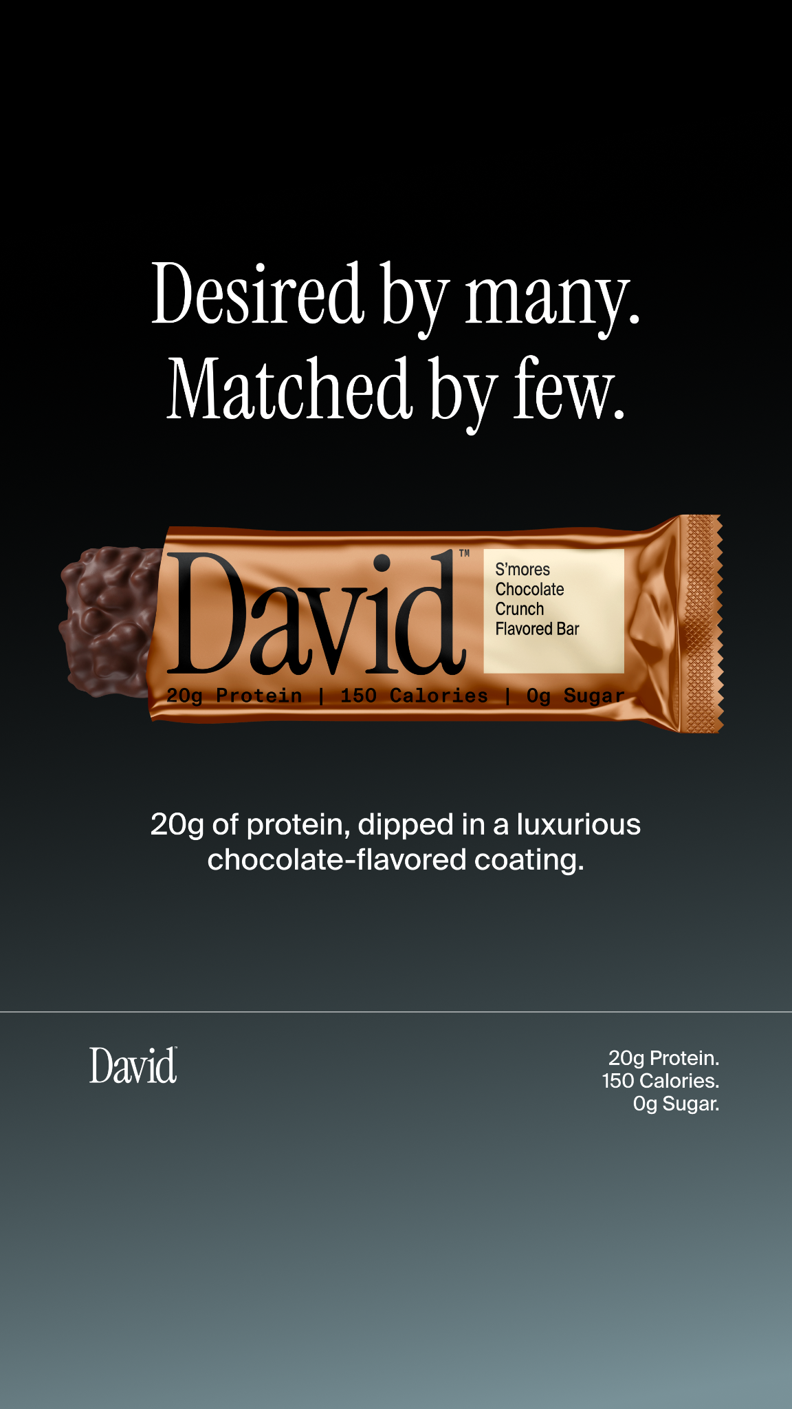 David Protein Facebook ad