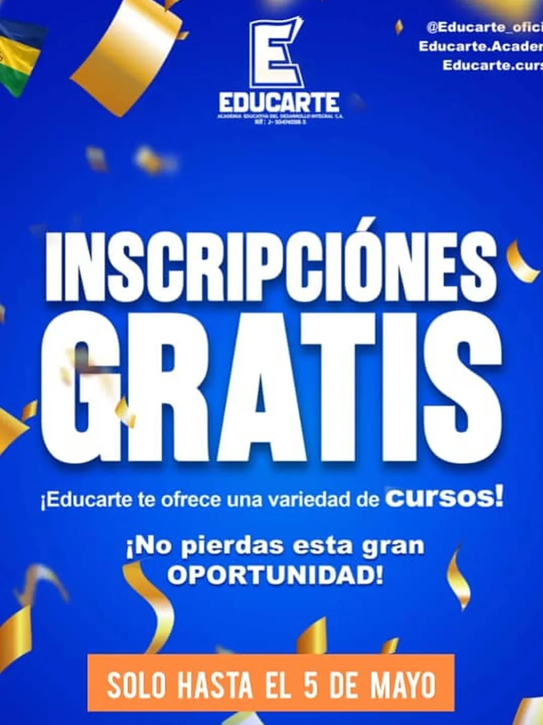 Educarte Facebook ad: ¡Celebramos Nuestro Aniversario Contigo!