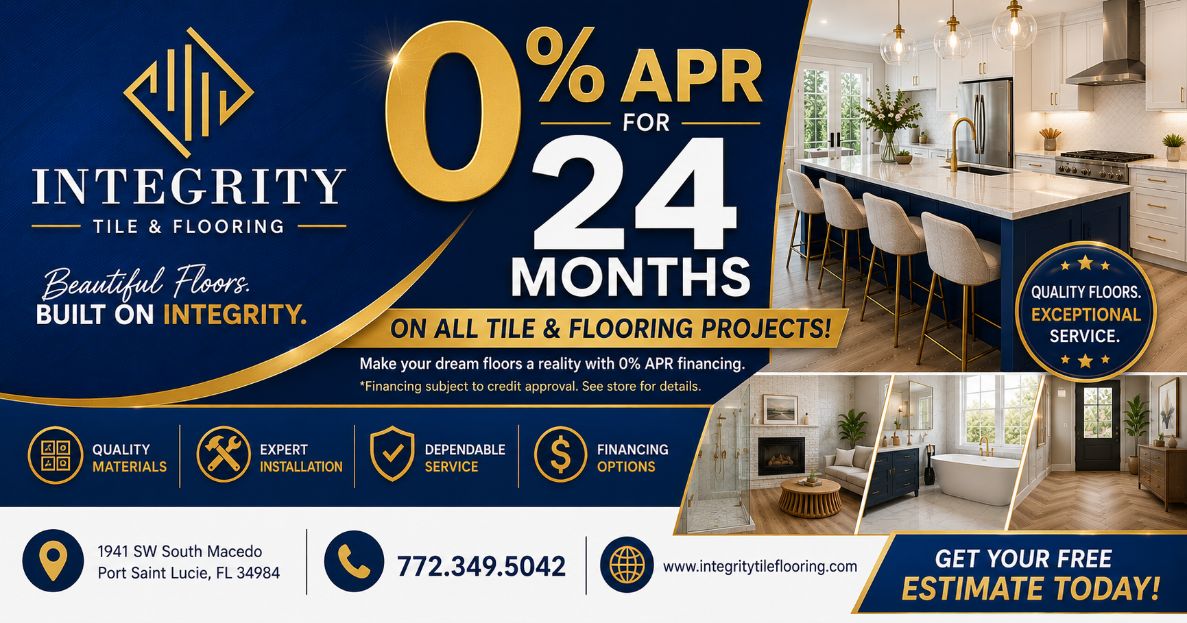 Integrity Tile & Flooring Facebook ad
