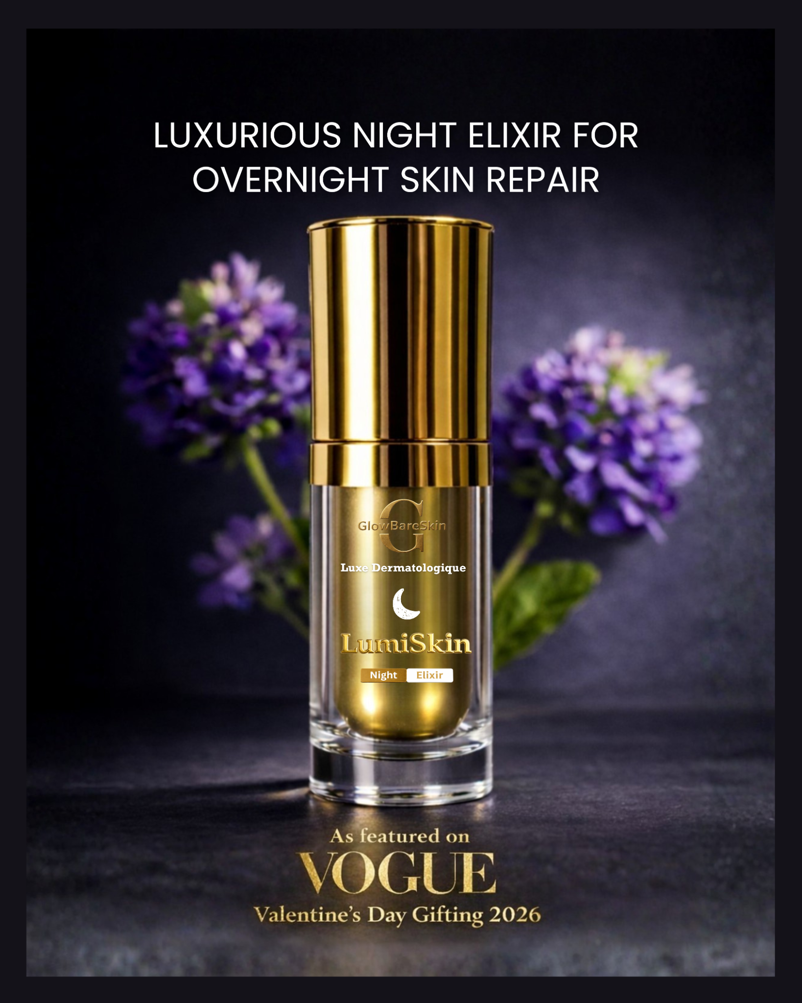 GlowBareSkin Facebook ad: Most products promise glow.