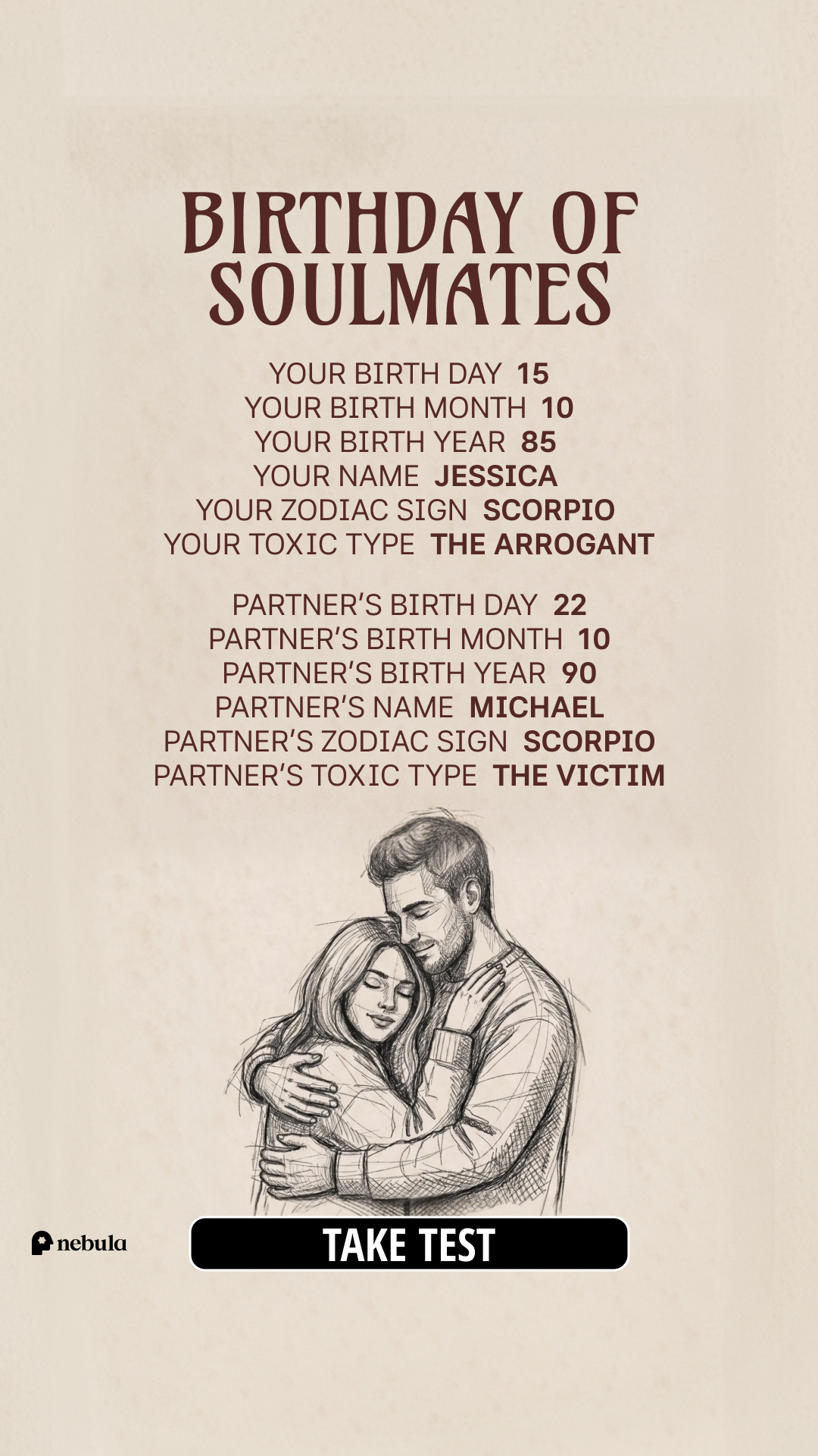 Nebula: Attract True Love Facebook ad: Is this real love or just another mistake?