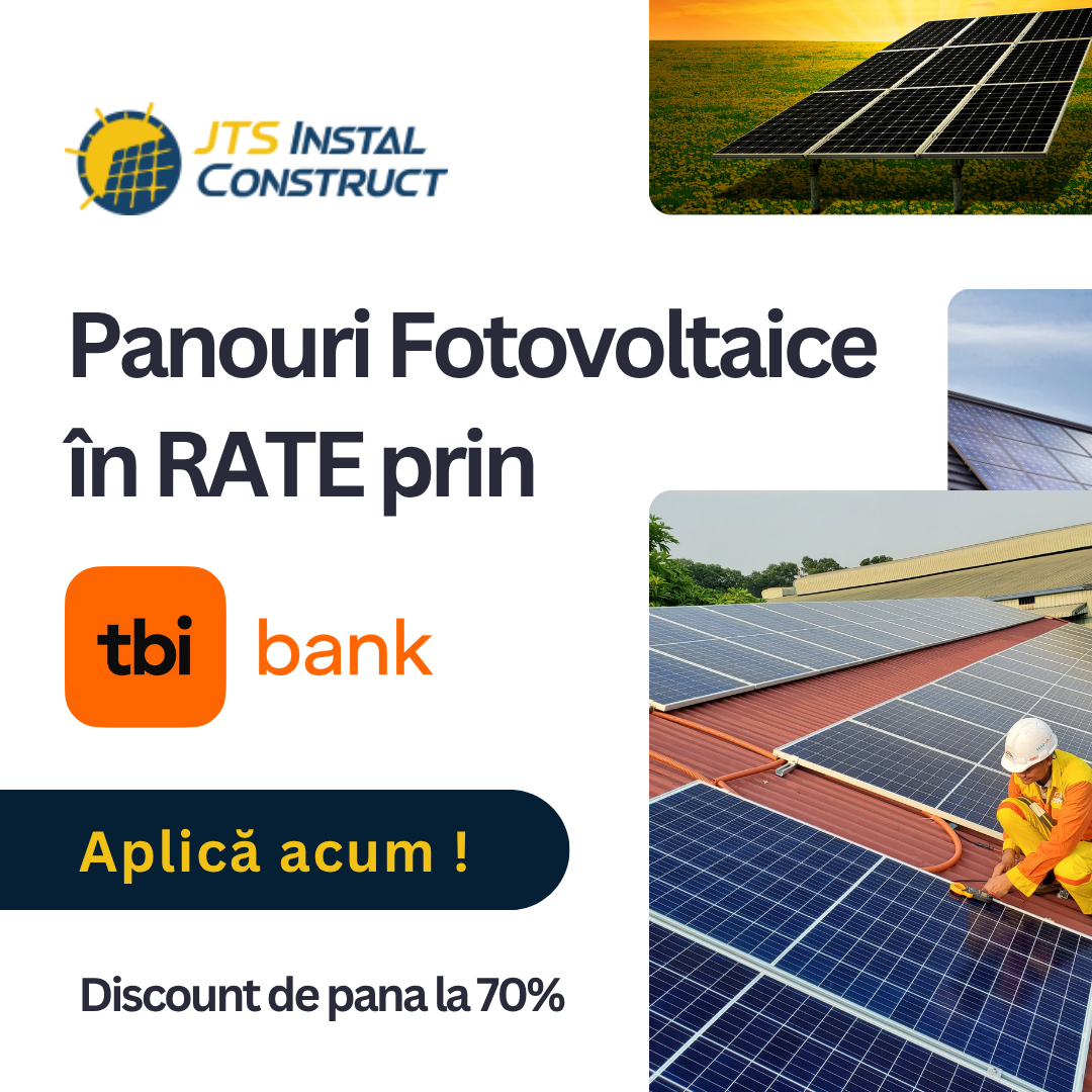 JTS Instal Construct Facebook ad: Reduceri până la 70% la panouri fotovoltaice