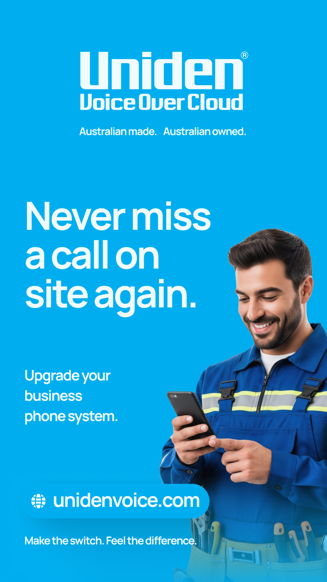 Uniden Voice Over Cloud Facebook ad