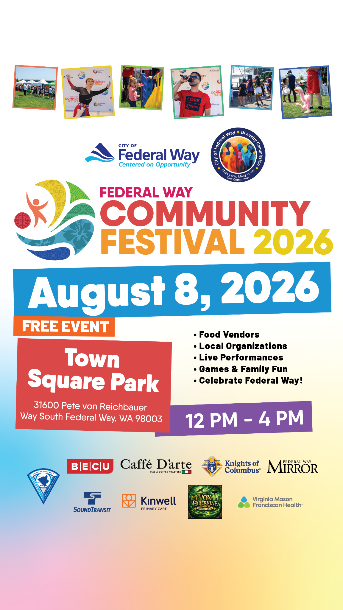 City of Federal Way Diversity Commission Facebook ad from Jul 8, 2026
