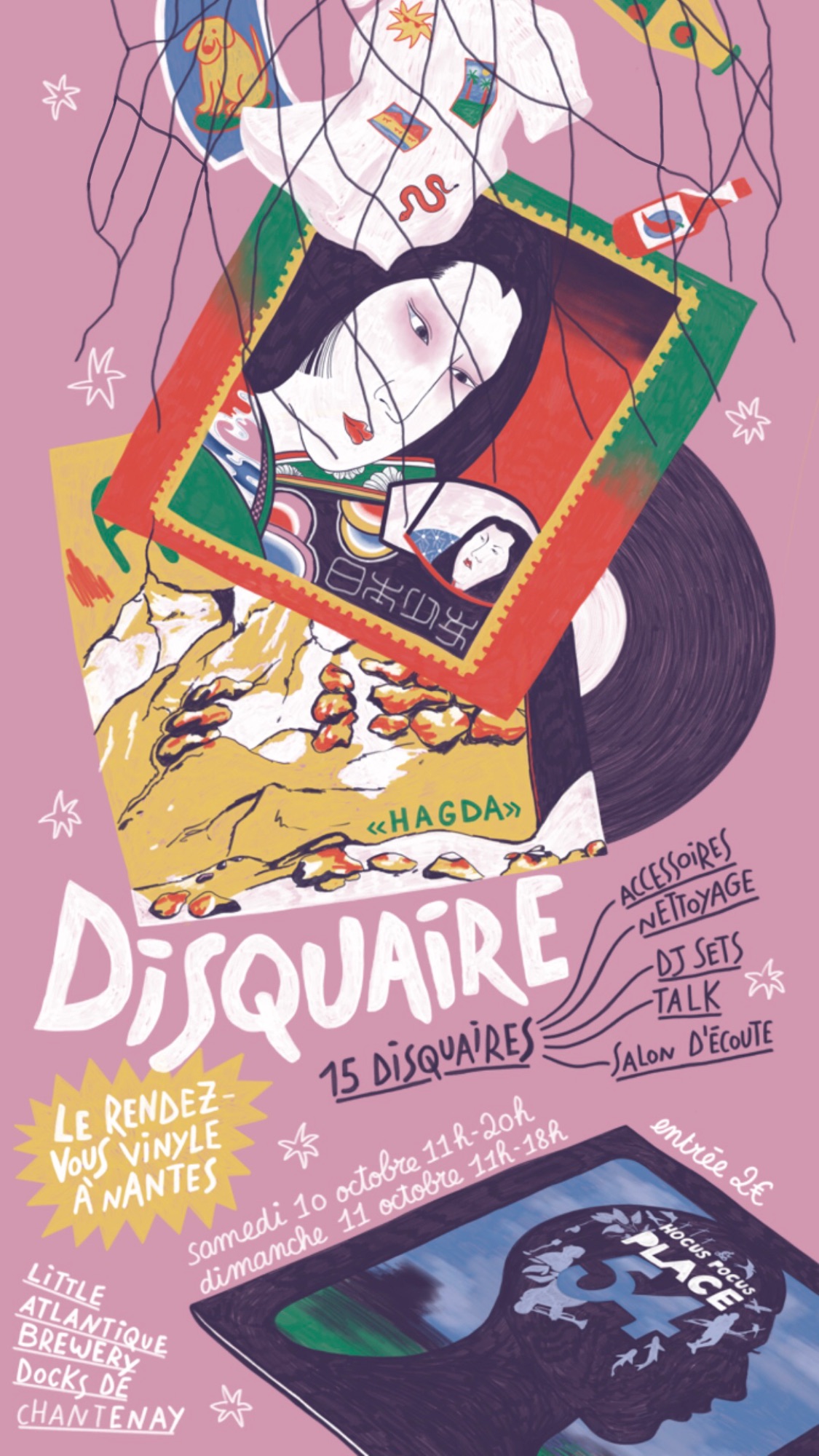Disquaire, le salon vinyle nantais Facebook ad from Oct 2, 2026
