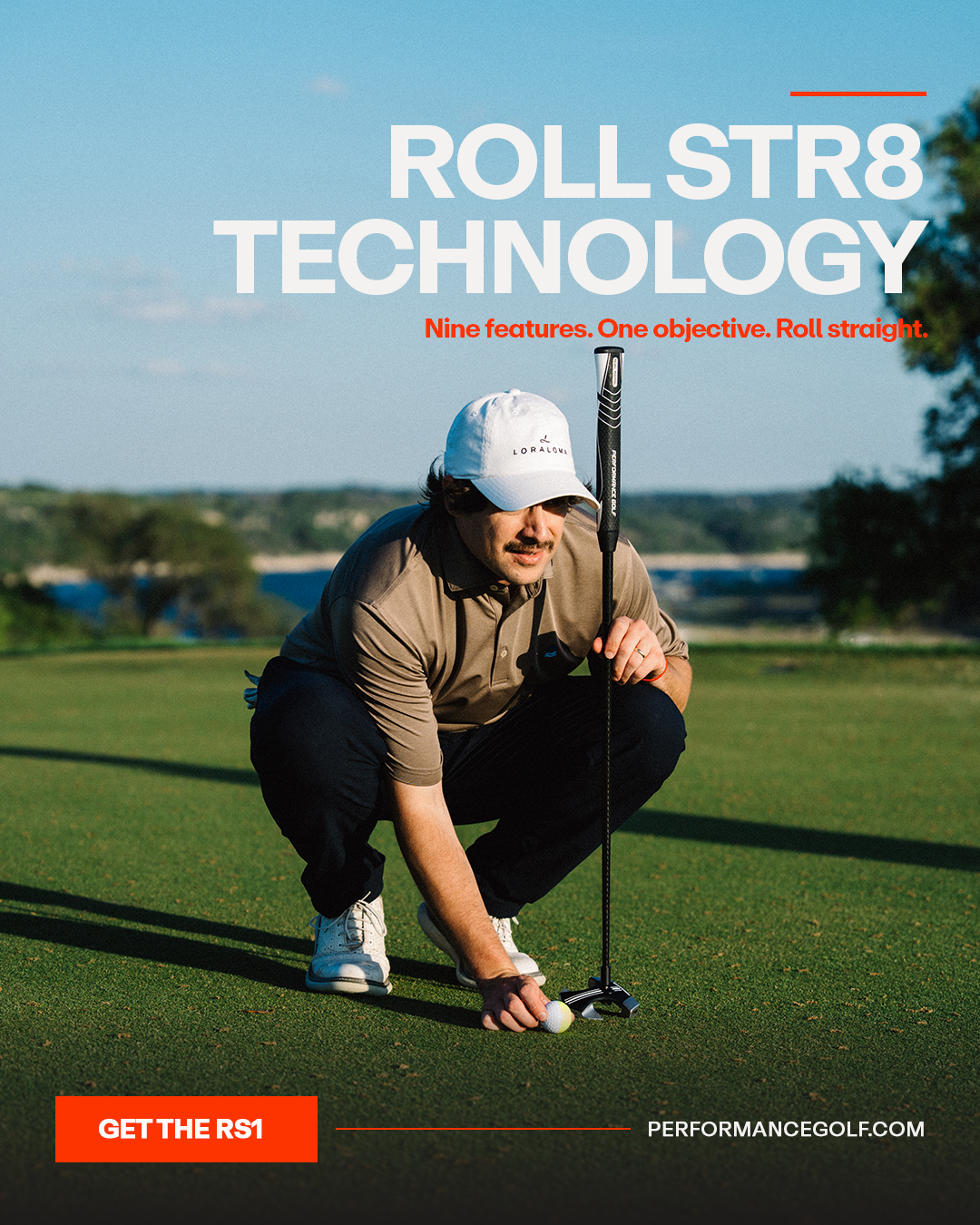 Performance Golf Facebook ad
