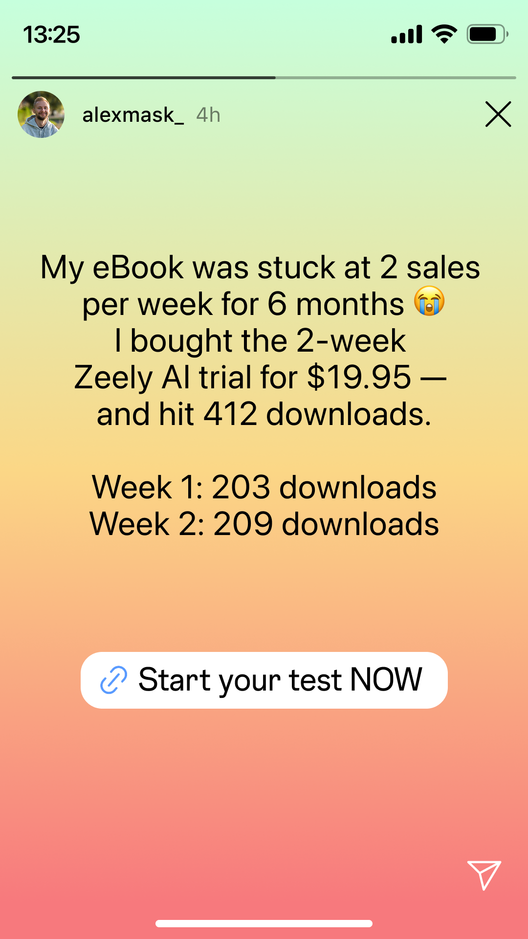 Zeely Facebook ad