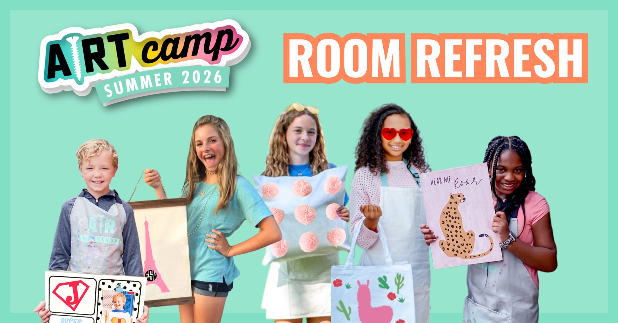 AR Workshop Tucson AZ Facebook ad: Room Refresh Series Morning Summer Camp