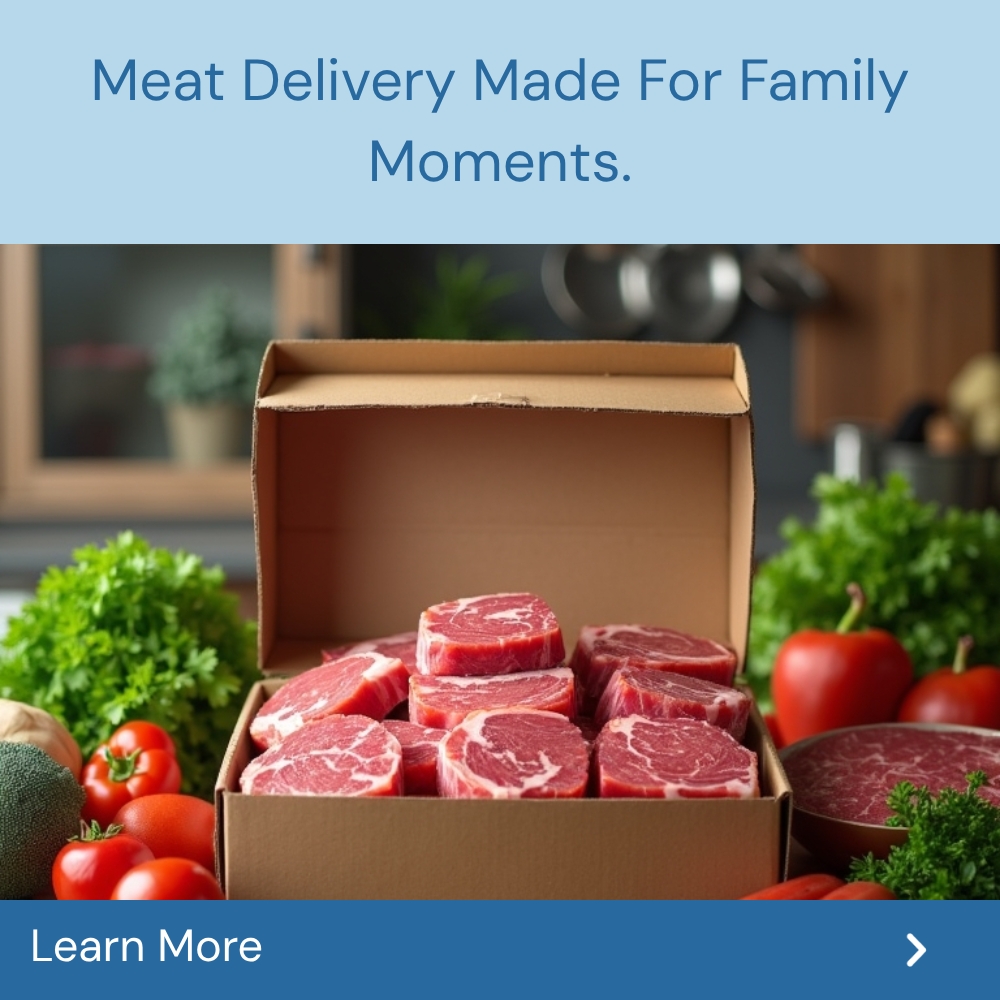 ExploreAnswers Reachify Facebook ad: Family Meat Delivery Box Variety To Explore