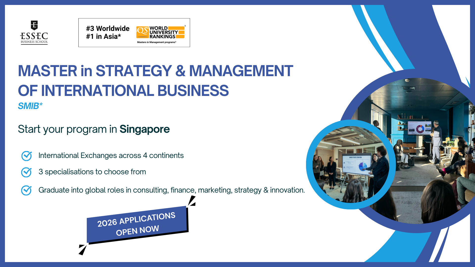 ESSEC Asia-Pacific Facebook ad