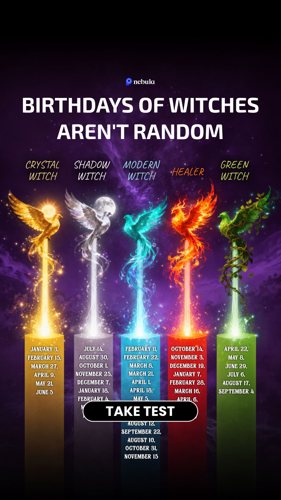 Nebula: Witch Power Reading Facebook ad