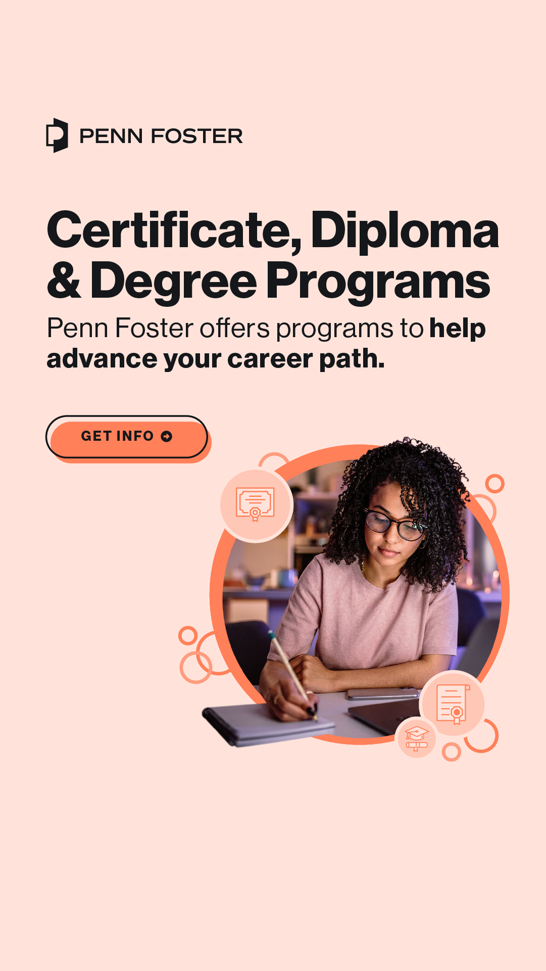 Penn Foster Facebook ad
