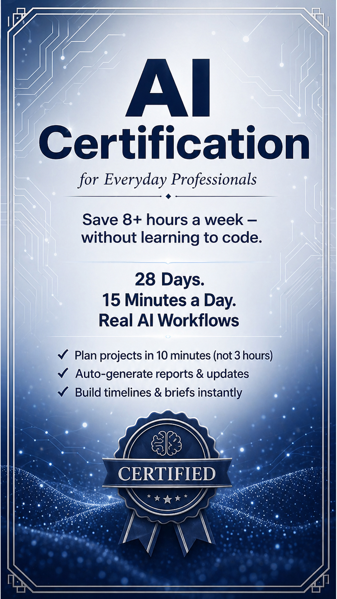Emily Carter AI & Career Growth Facebook ad: Start Now