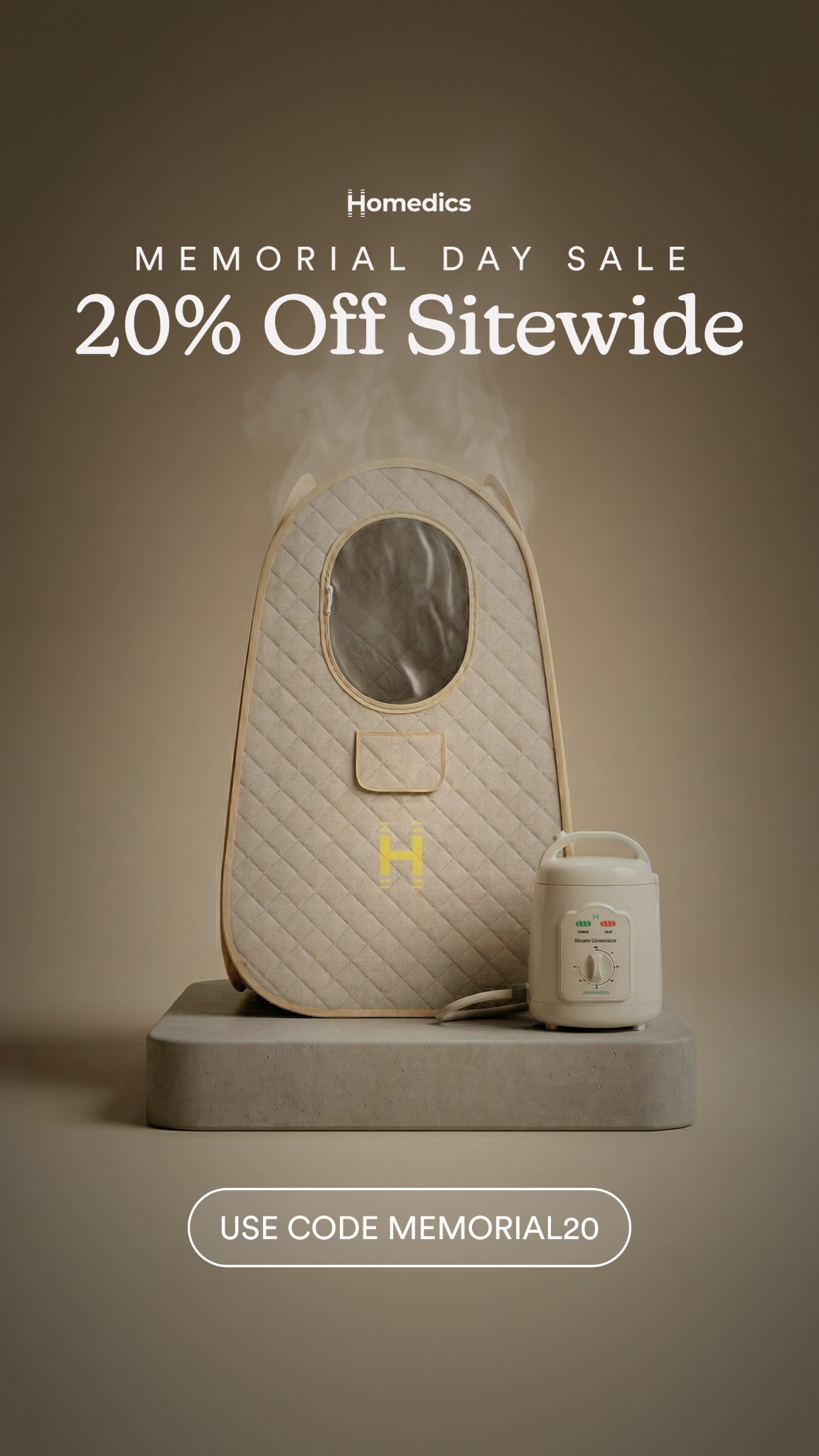 Homedics Facebook ad