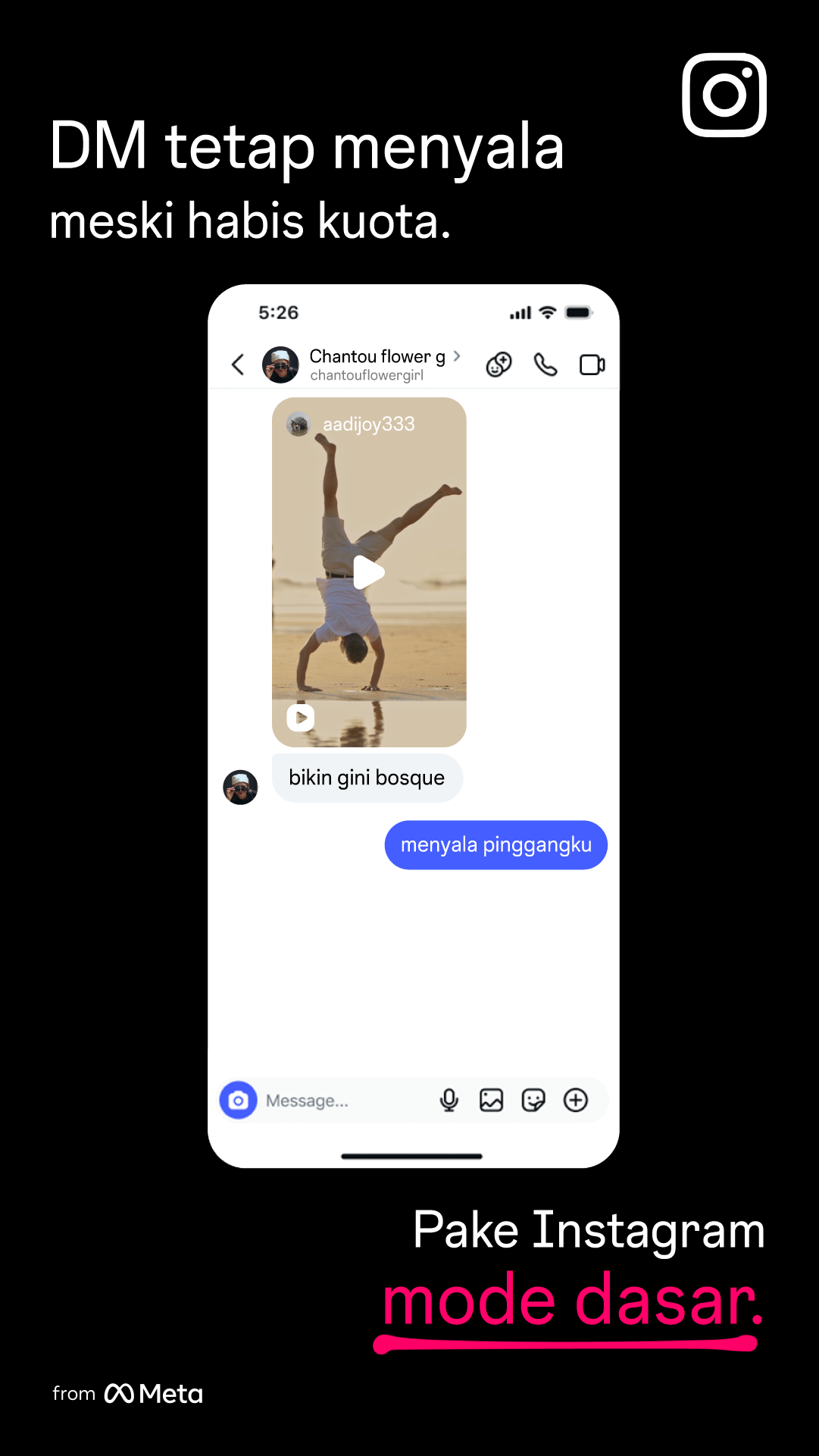 Instagram Facebook ad