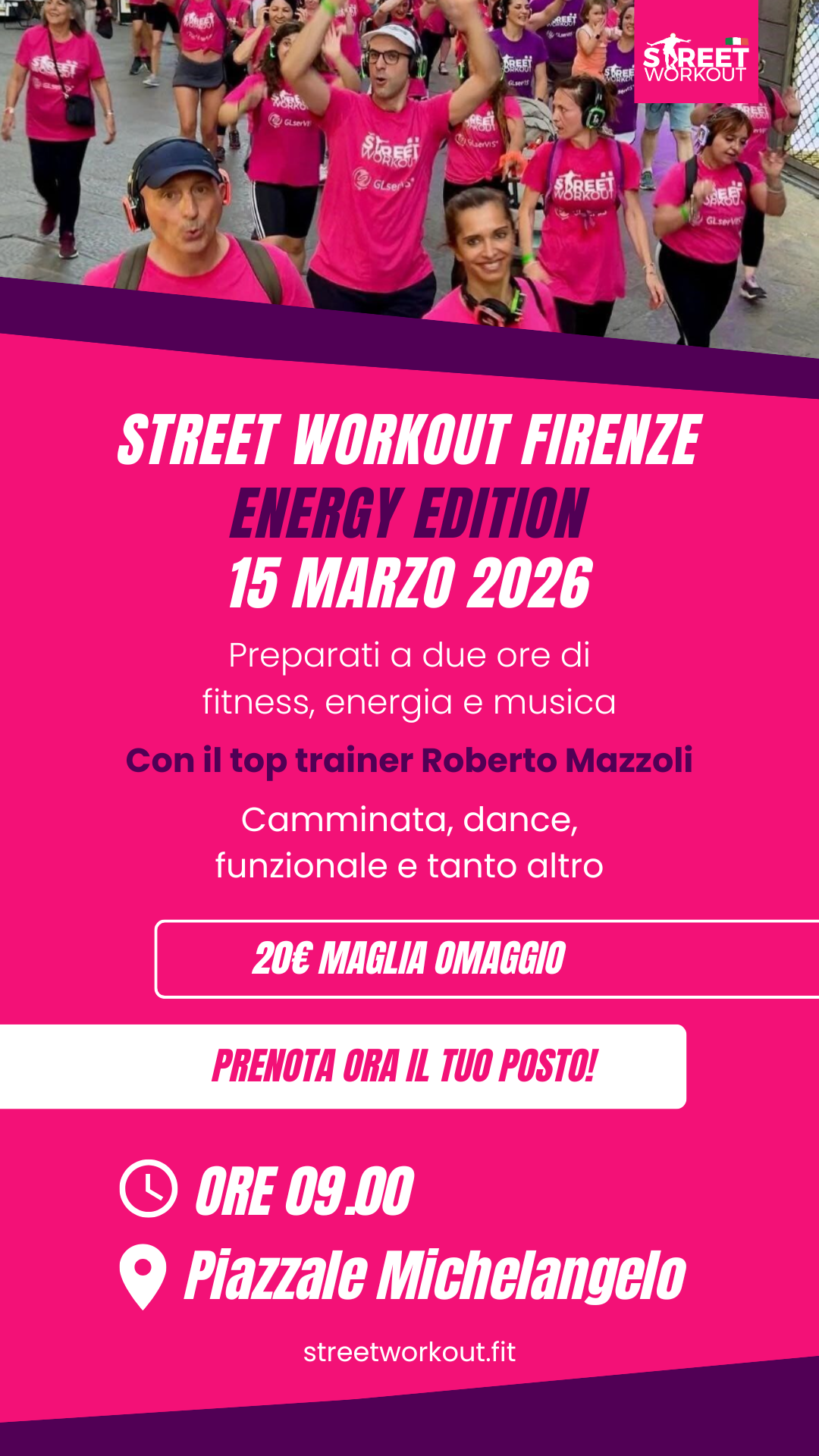 Street Workout Italia Facebook ad