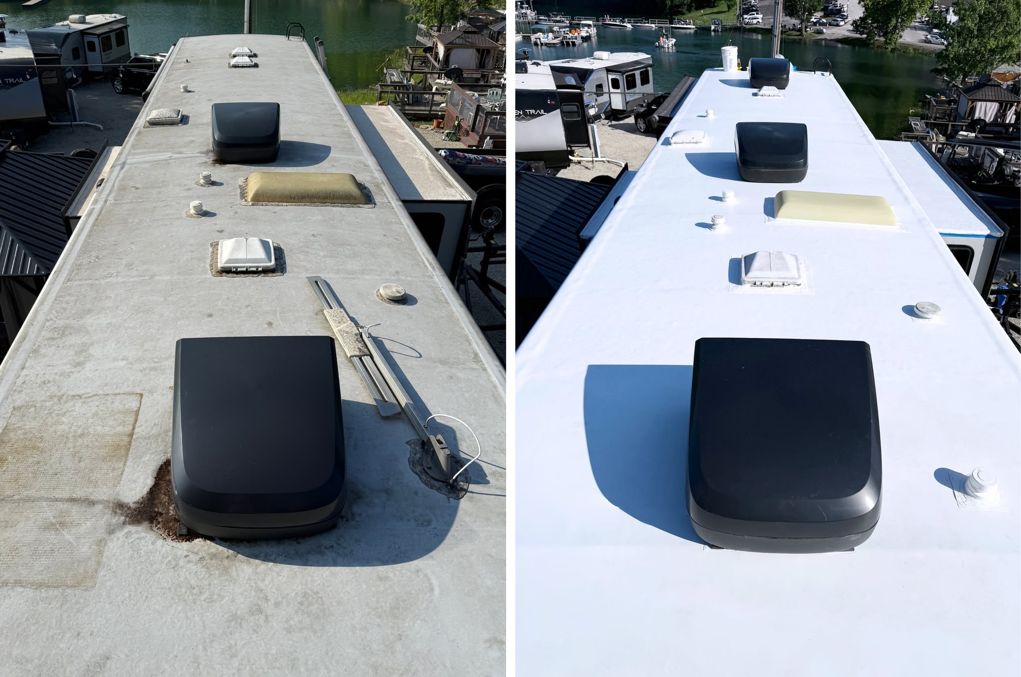 Permanent Roof Guard Facebook ad