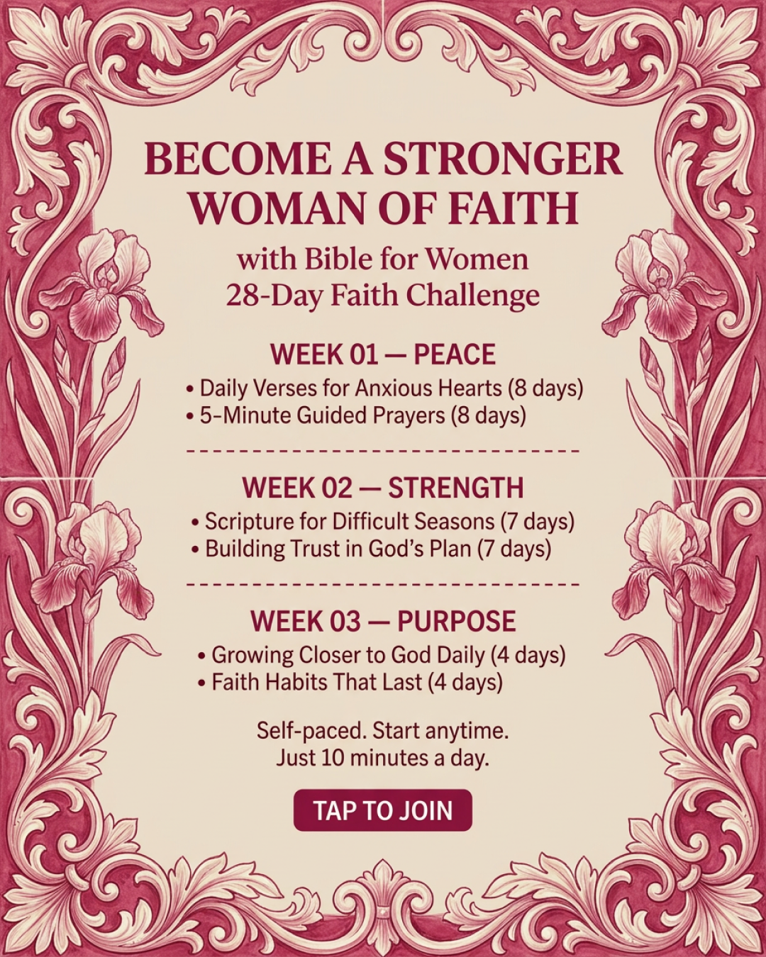 Daily Bible Verses Facebook ad