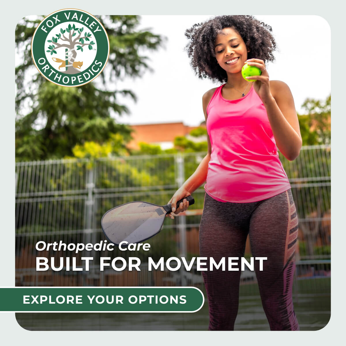 Fox Valley Orthopedics Facebook ad