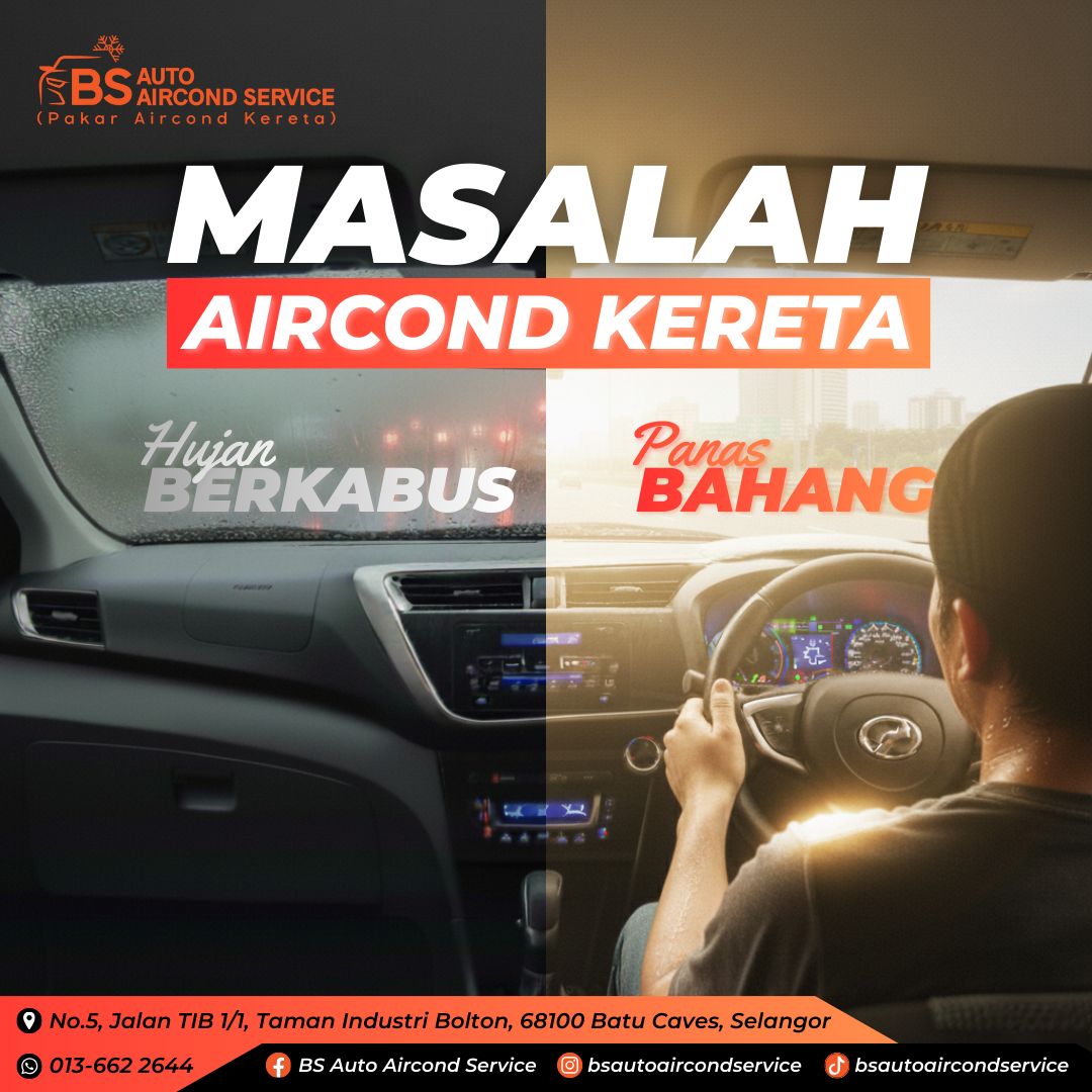 BS Auto Aircond Service Facebook ad: Stress dengan masalah aircond kereta?