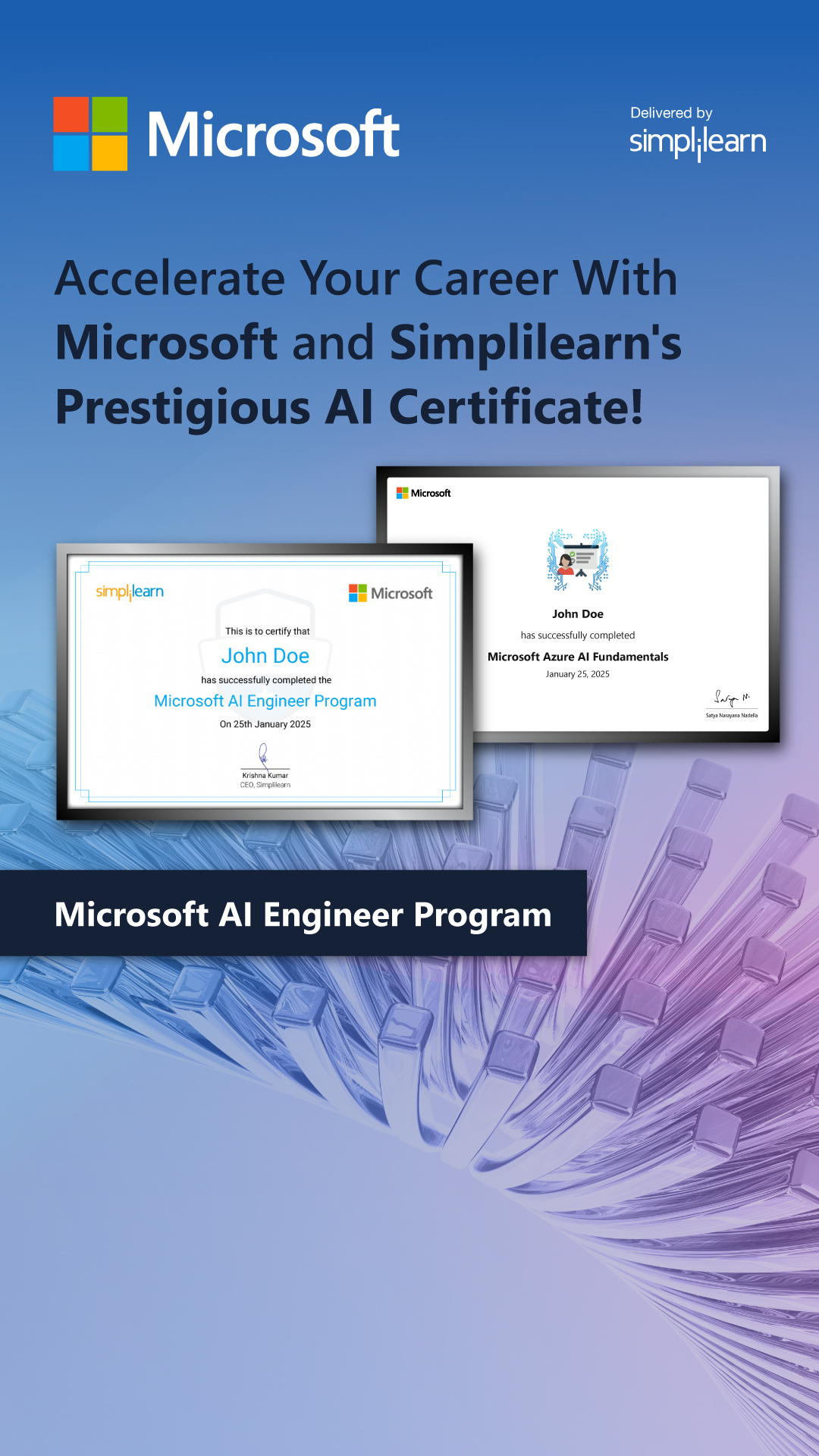 Simplilearn Facebook ad