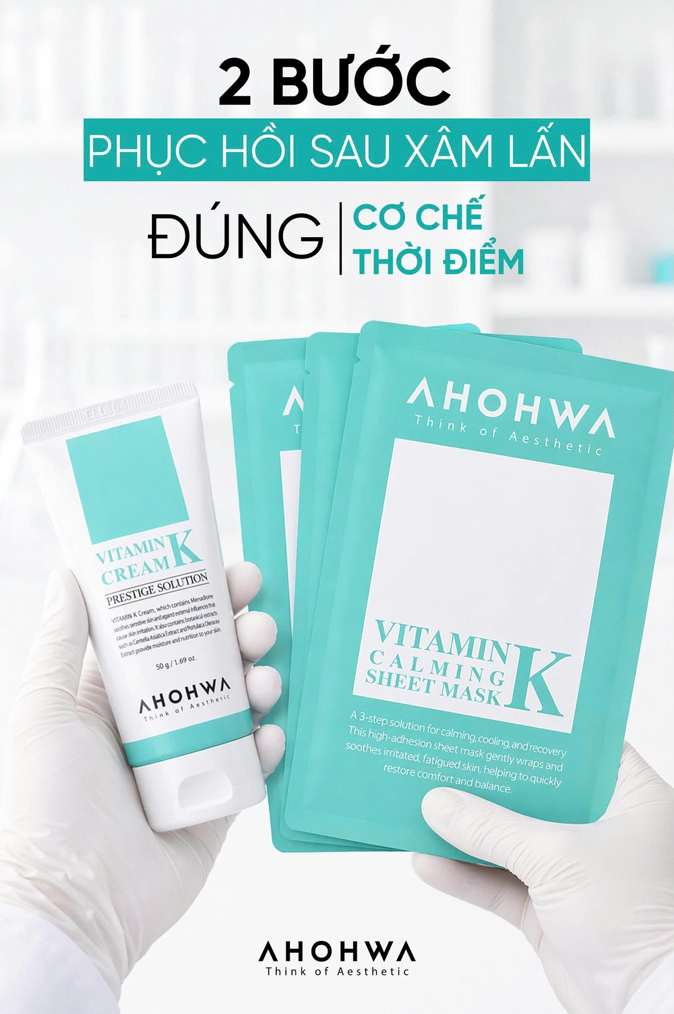 Ahohwa Medical Facebook ad: 2 BƯỚC PHỤC HỒI SAU XÂM LẤN, ĐÚNG…