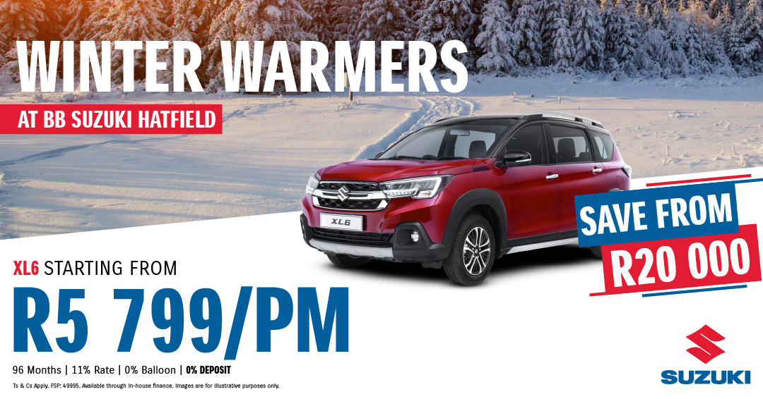 BB Suzuki Hatfield Facebook ad: Suzuki XL6 Winter Family Adventure Starts Here!