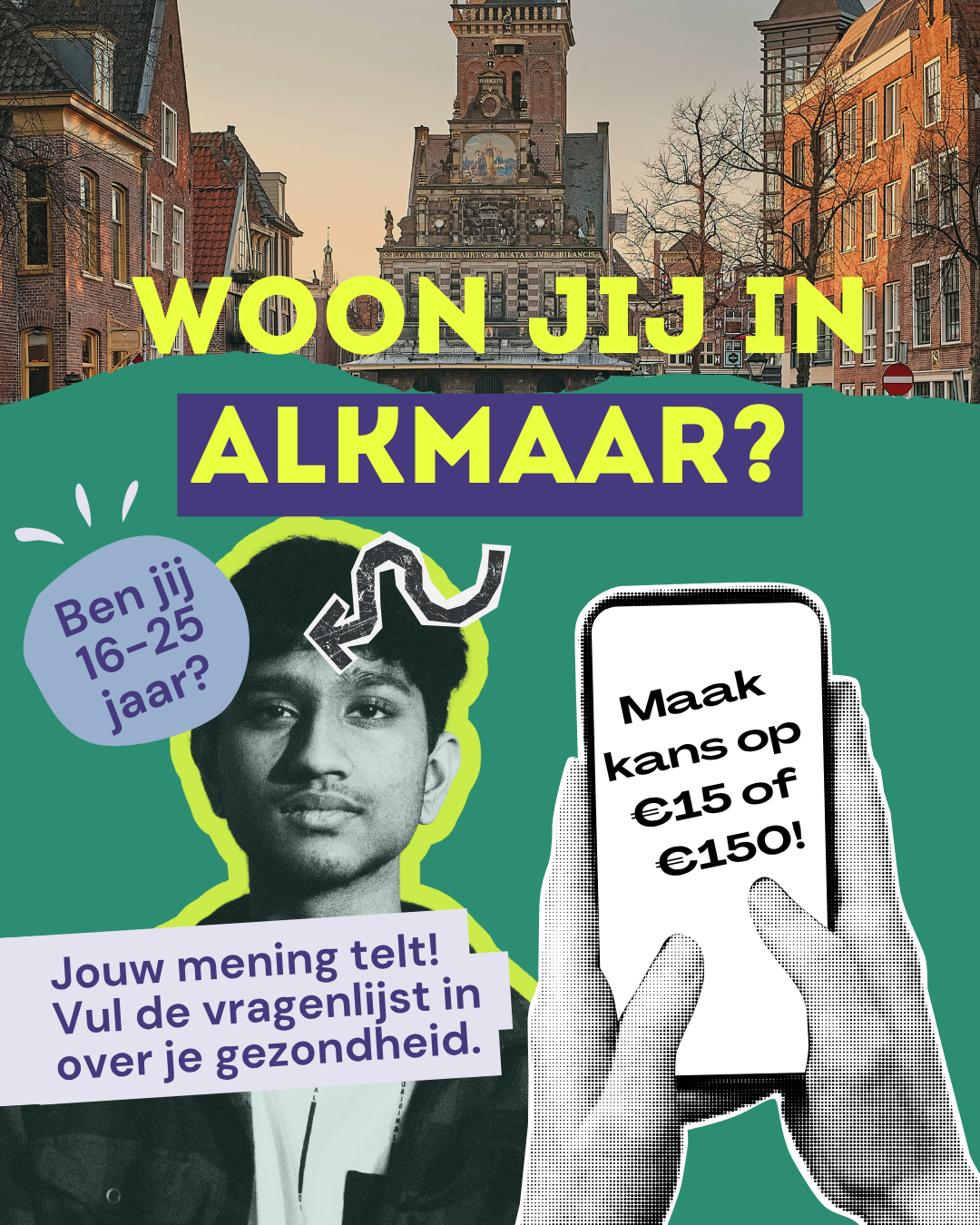 Gezondheidsmonitor Jongvolwassenen Noord-Holland Noord 2026 Facebook ad