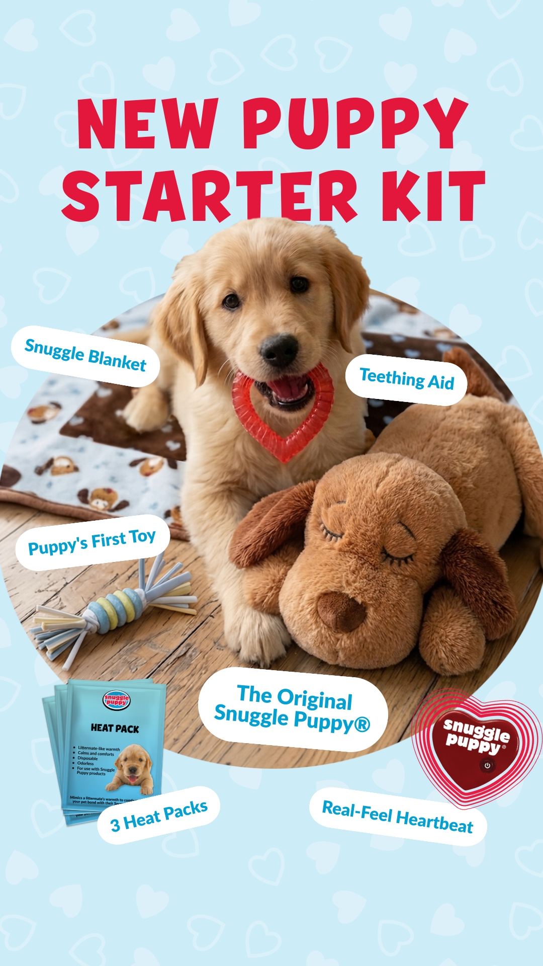 Original Snuggle Puppy Facebook ad