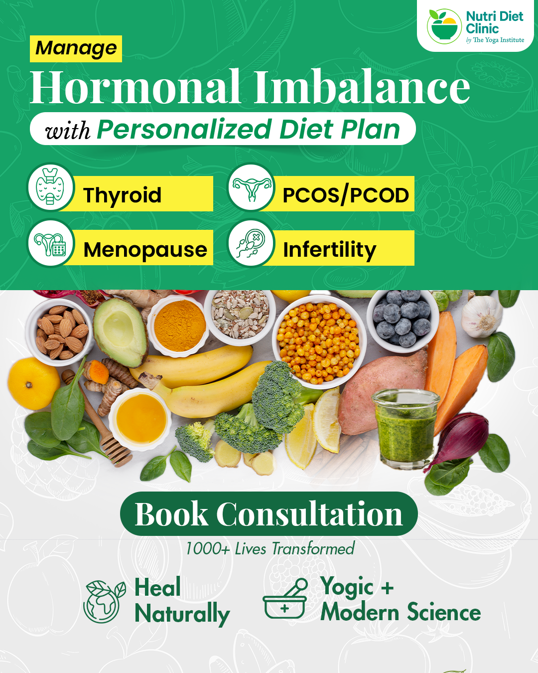The Yoga Institute Facebook ad