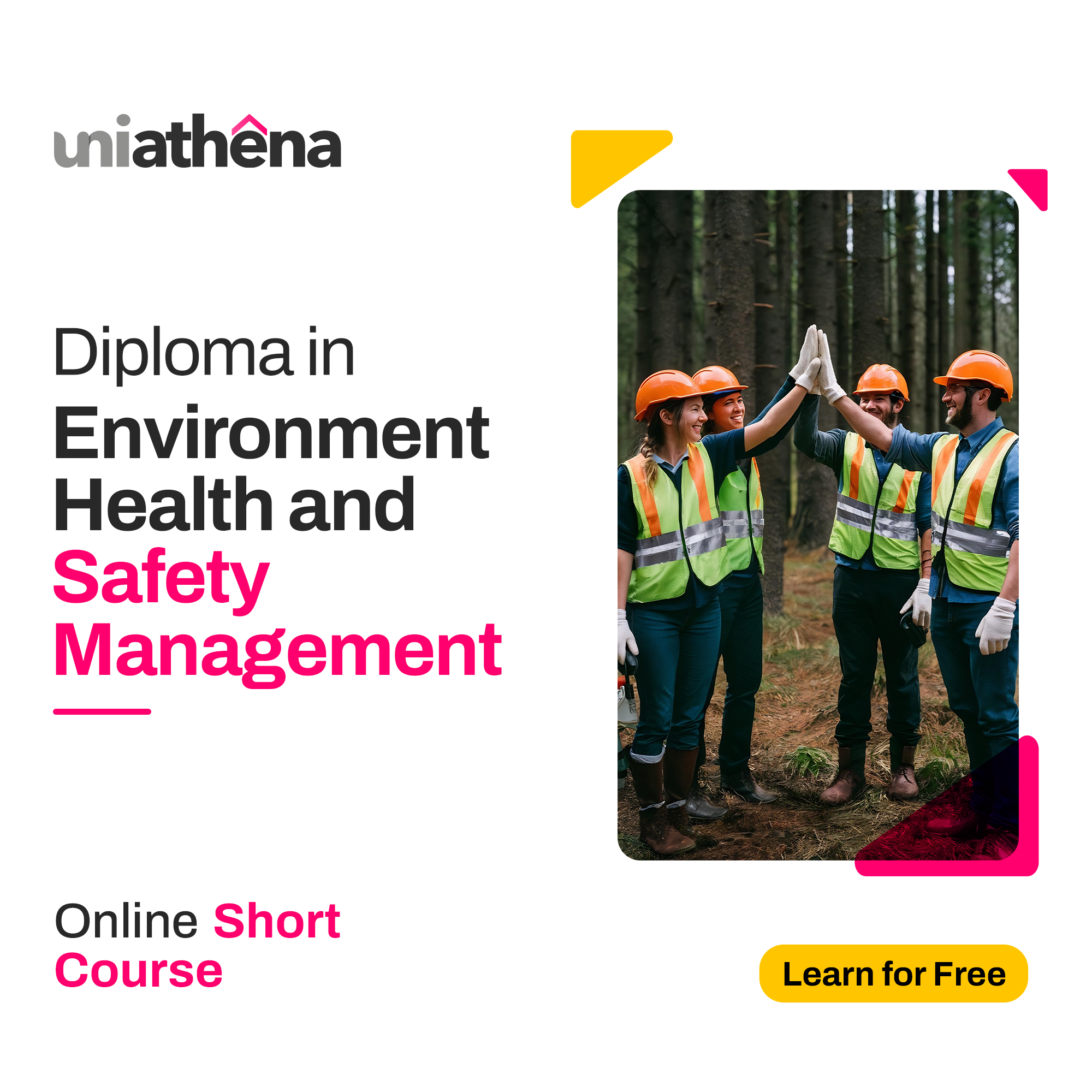 Uniathena - Short Courses Facebook ad
