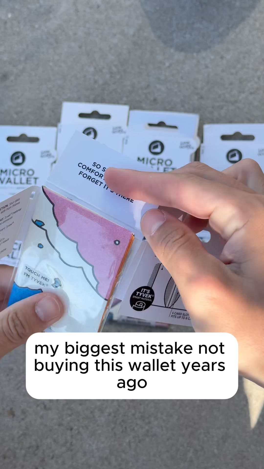 paperwallet Facebook ad: Carry Art in Your Pocket, Not Bulk