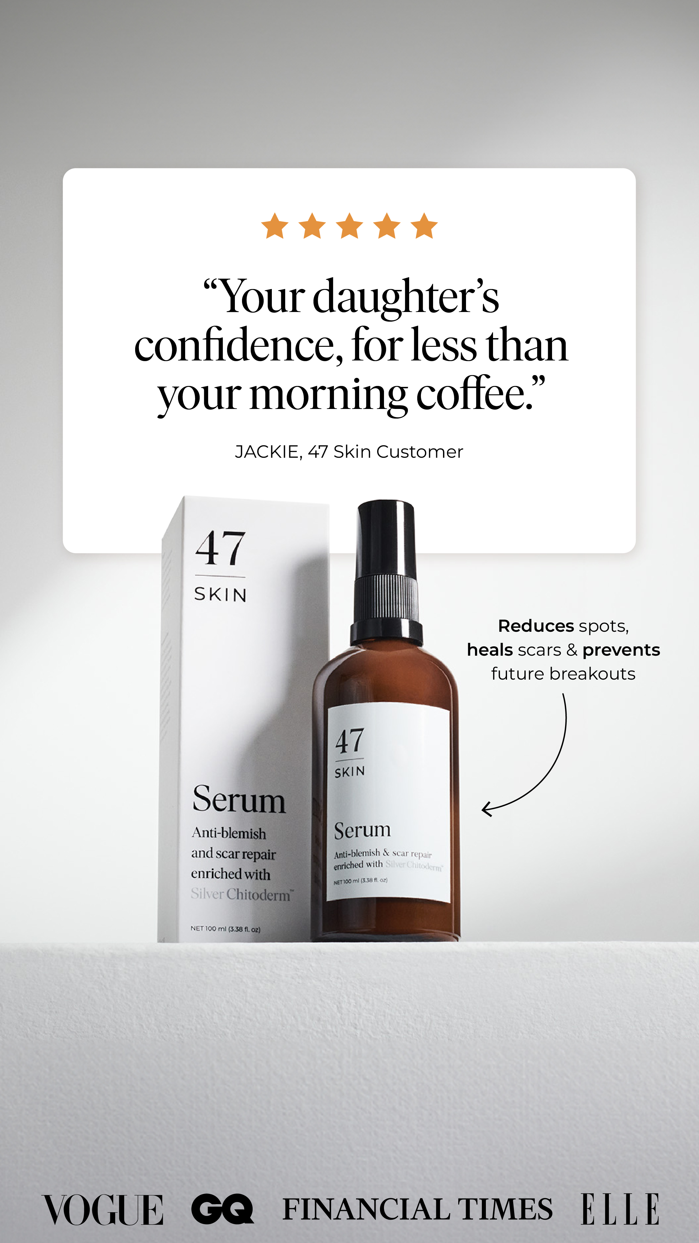 47Skin Facebook ad