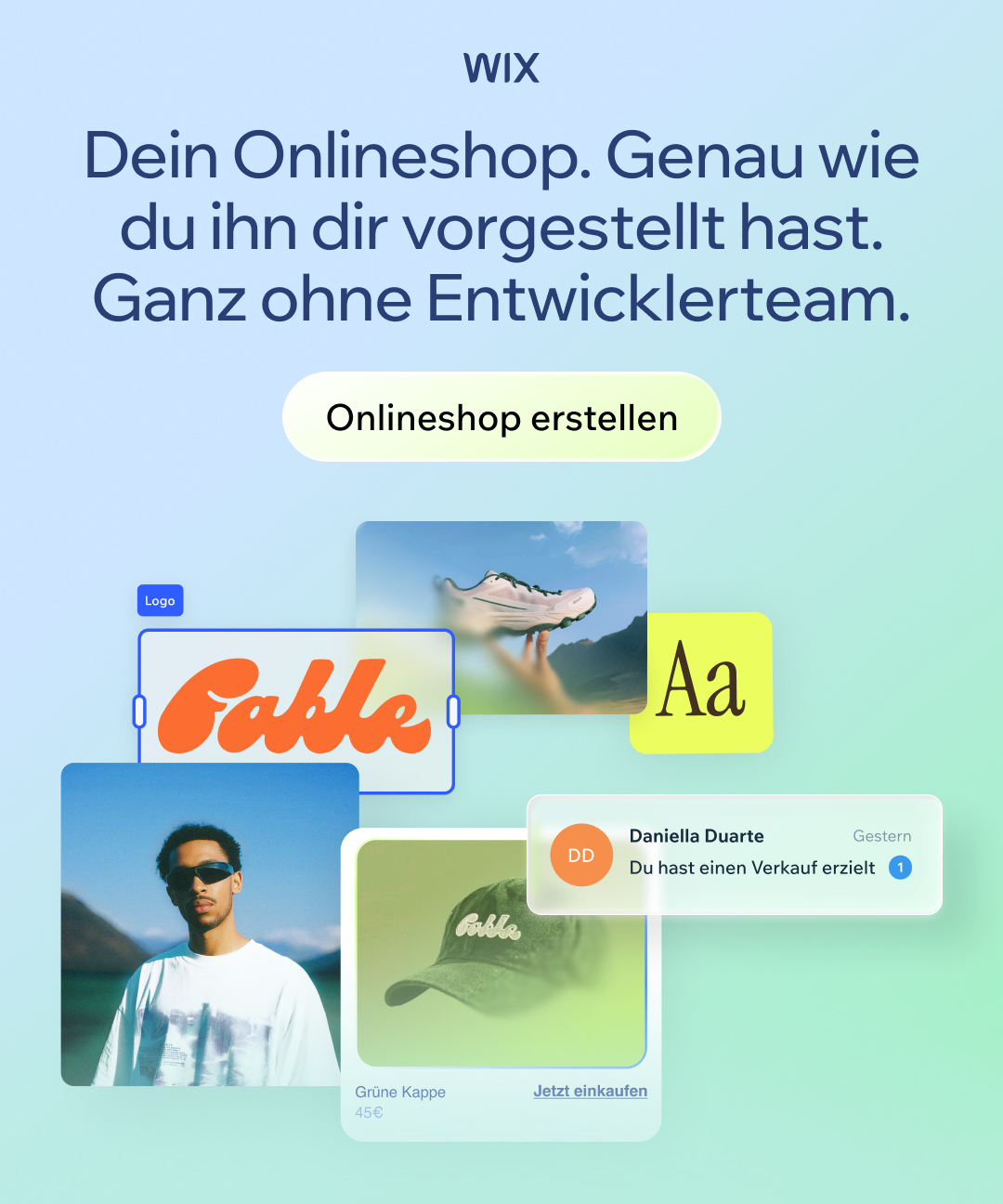 Wix Facebook ad