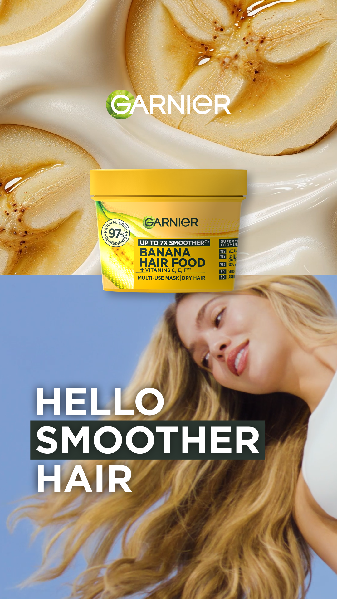 Garnier Facebook ad from Feb 6, 2026