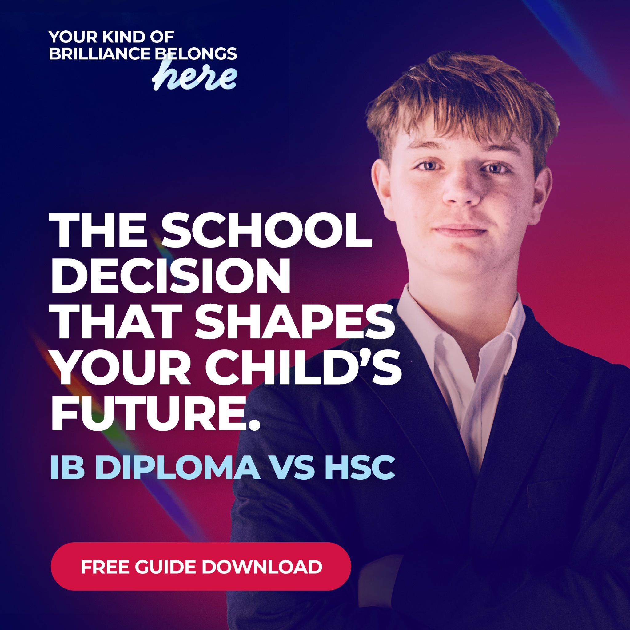 Westbourne College Sydney Facebook ad
