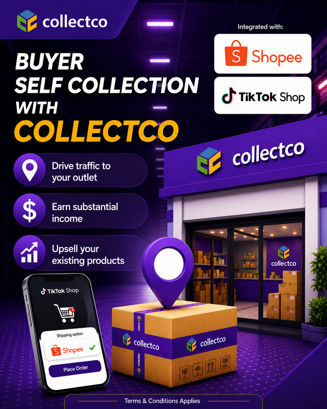 CollectCo - Parcels made simple Facebook ad: Sign Up Today
