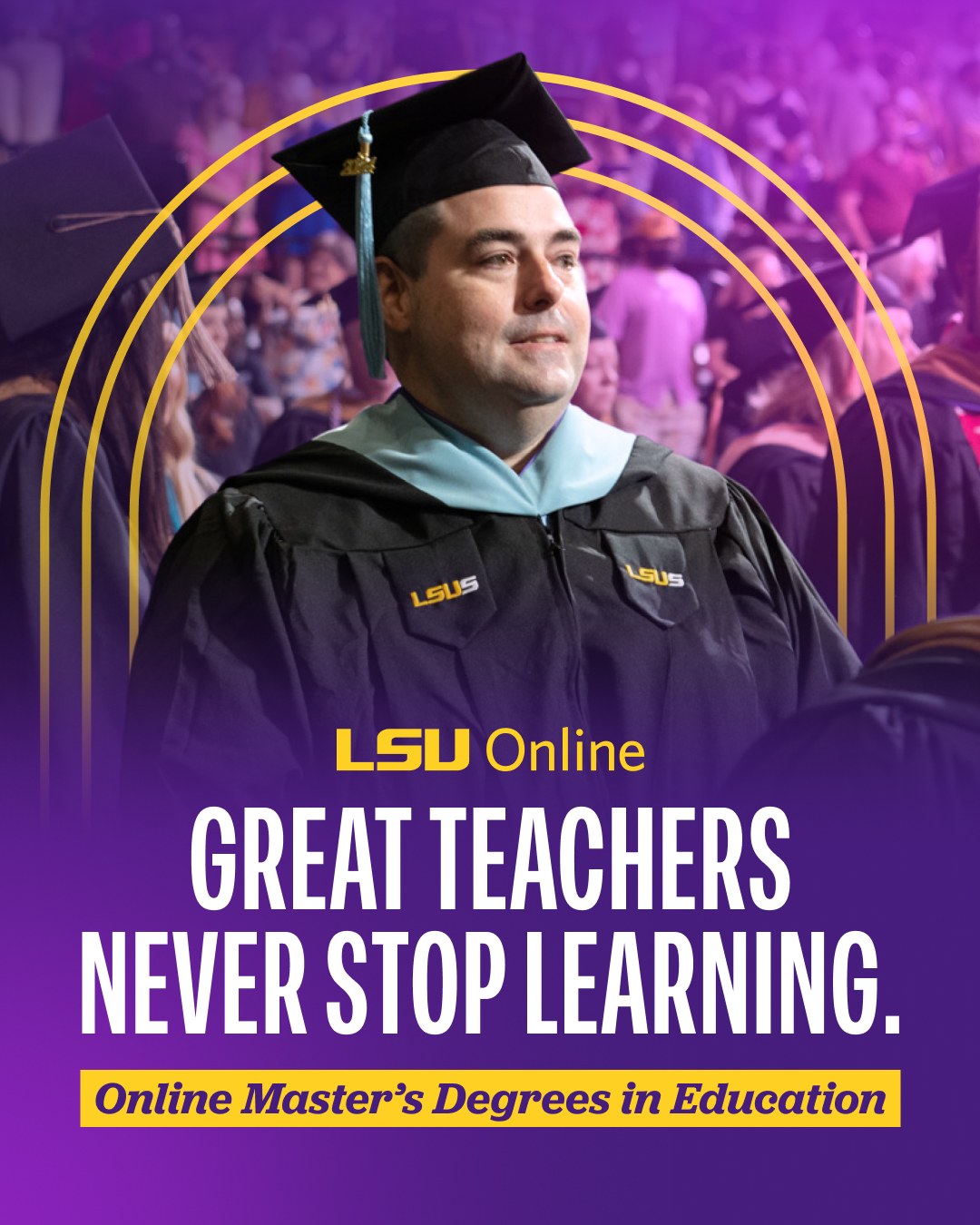 LSU Online Facebook ad