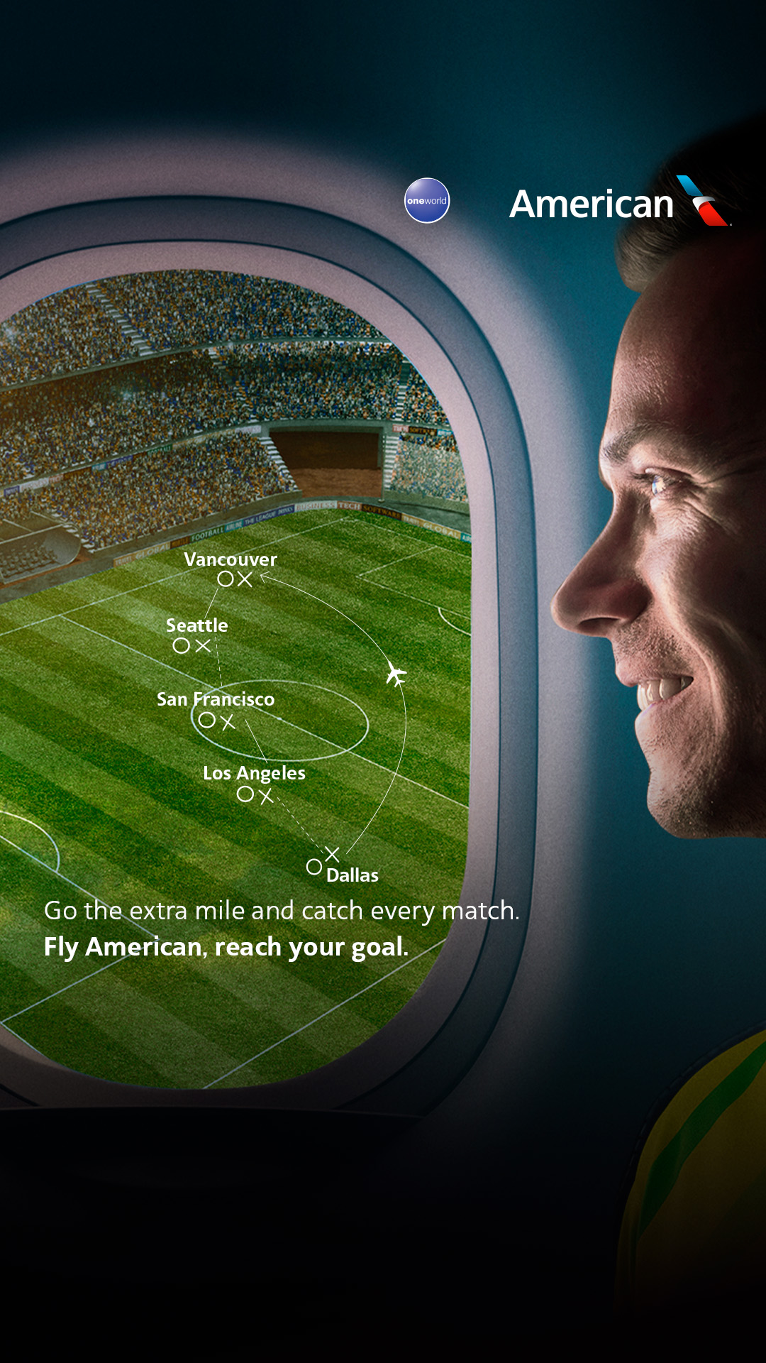 American Airlines Facebook ad