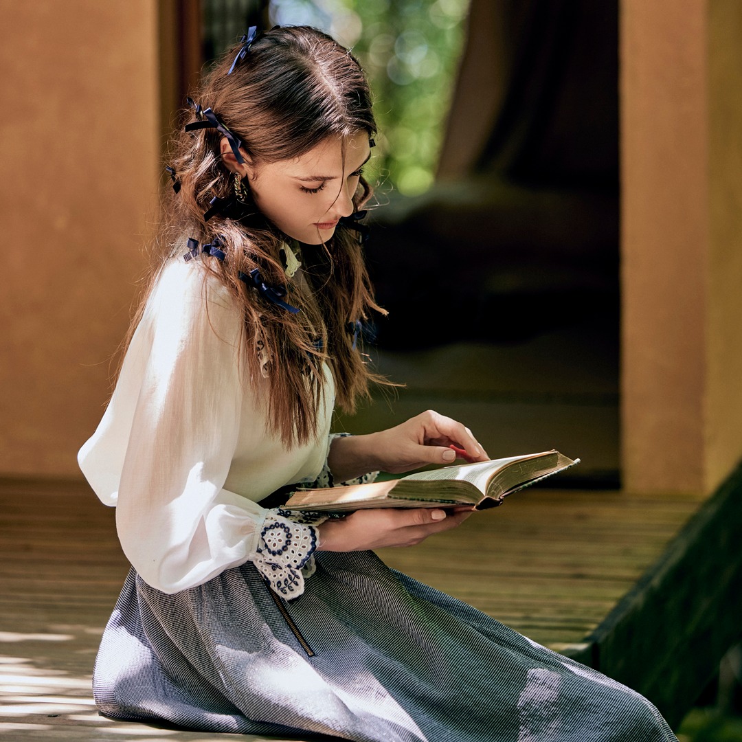 iROO Singapore Facebook ad: Embrace calm, forest vibes with our new embroidered…
