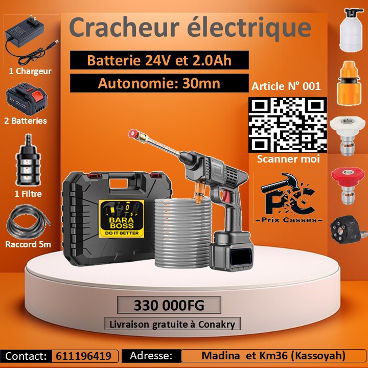 prix Cassés Facebook ad: Cracheur électrique rechargeable multifonction pour le…