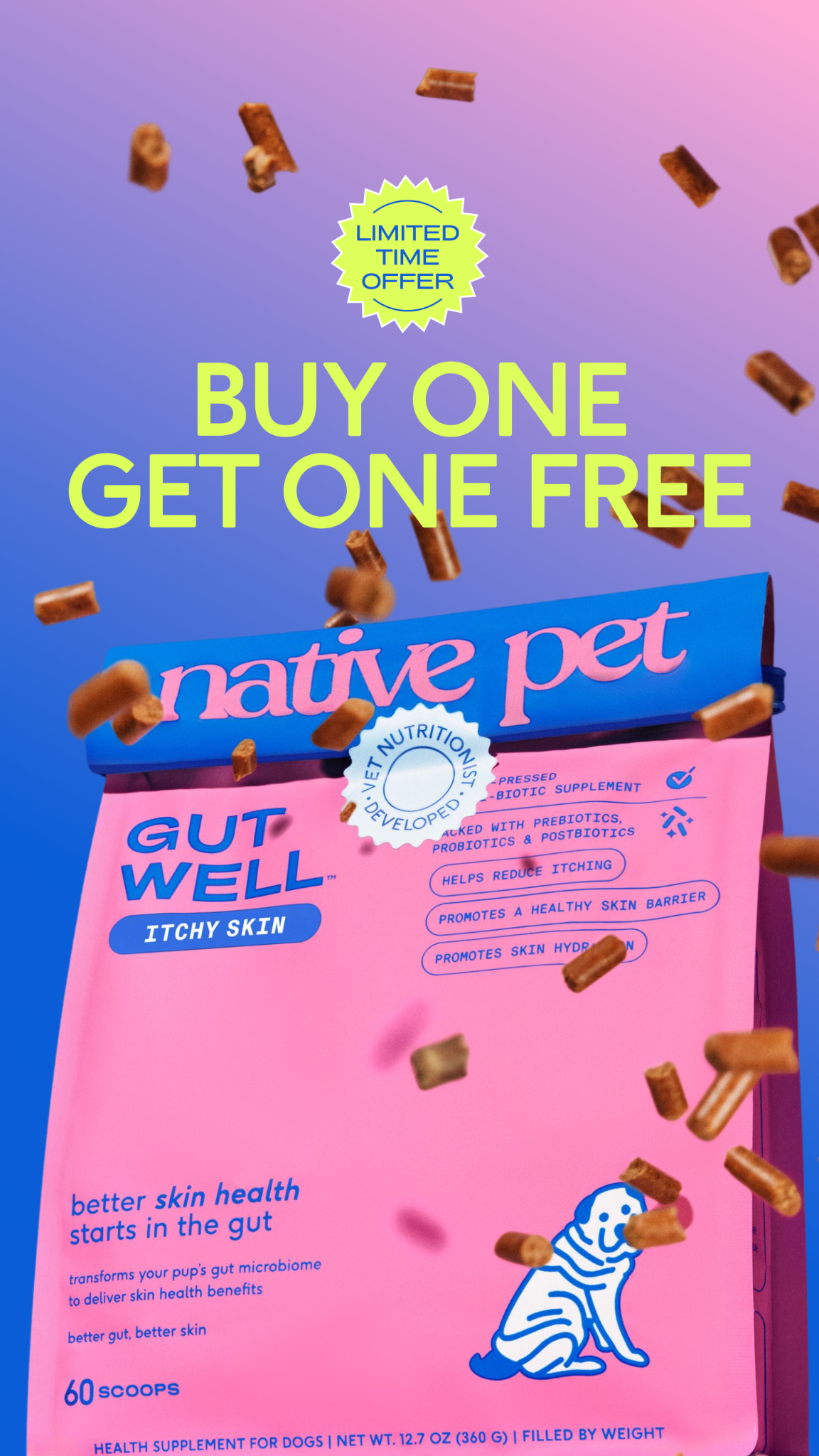 Native Pet Facebook ad