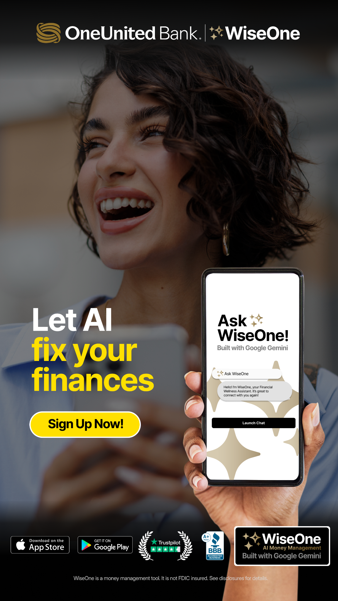 OneUnited Bank Facebook ad