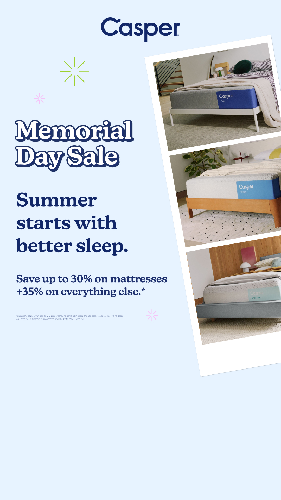 Casper Facebook ad