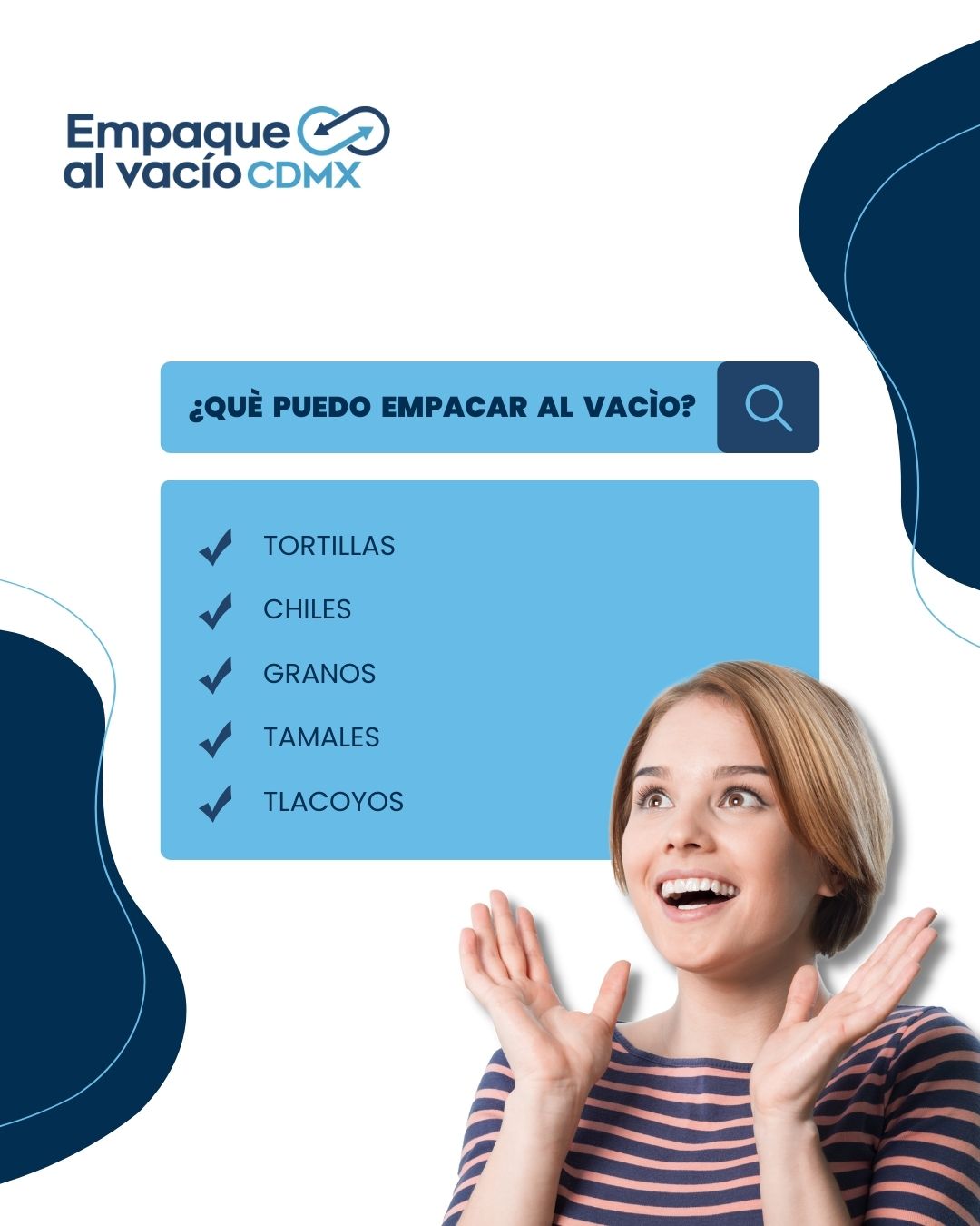 Expertos en Empaque al Alto Vacío CDMX Facebook ad: Empaque al Vacío CDMX