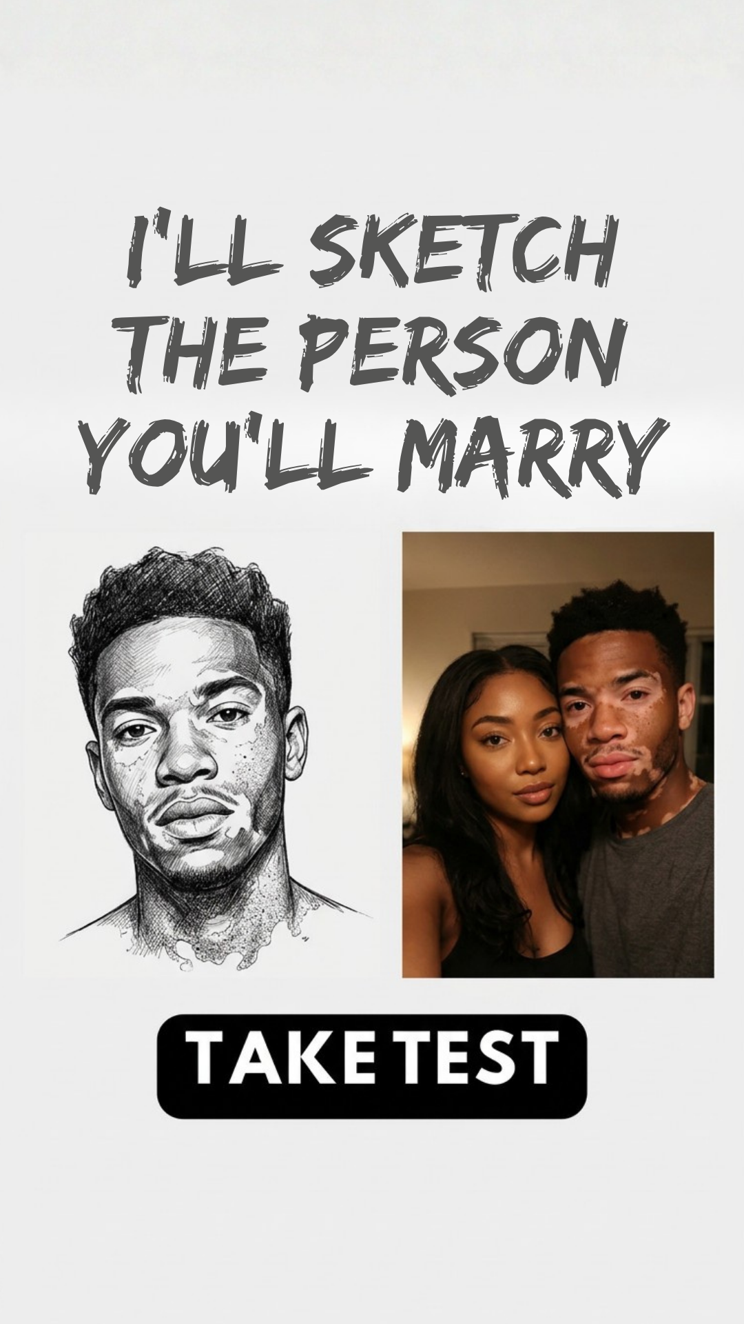 Soulmate Drawing Facebook ad: Take quiz and check it out!