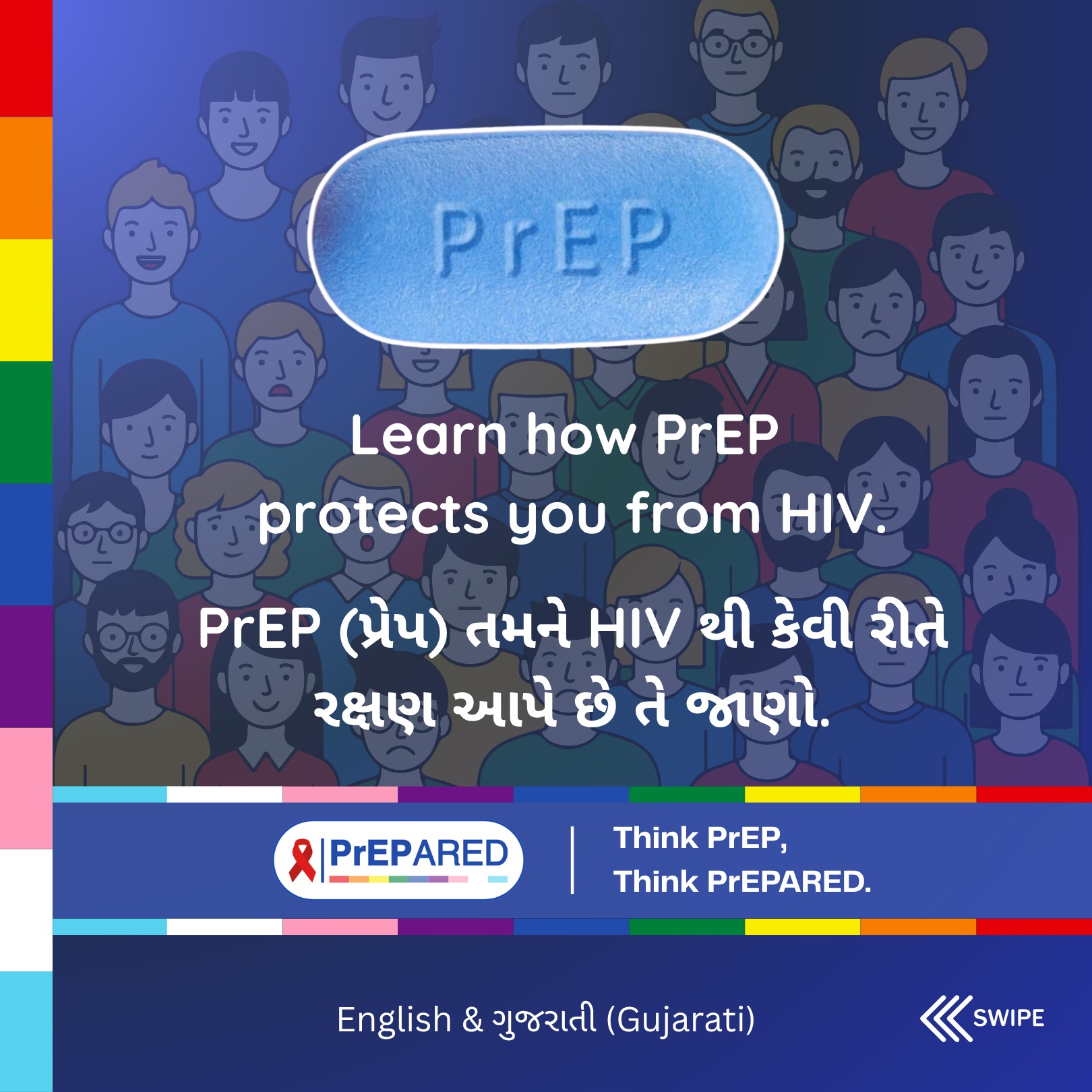 Prepared - an HIV Prevention Initiative Facebook ad: PrEPARED provides PrEP-related information in 10+…