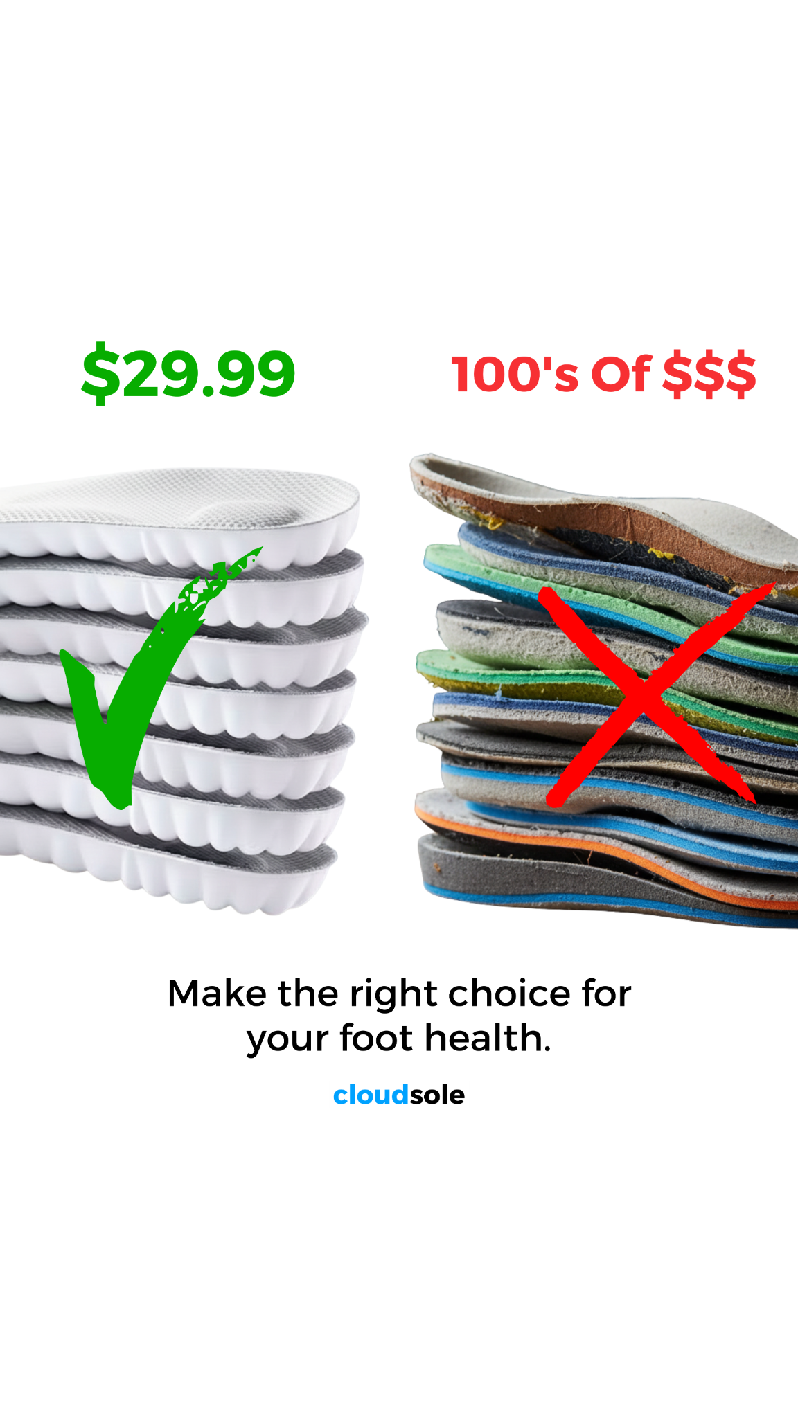 CloudSole Facebook ad