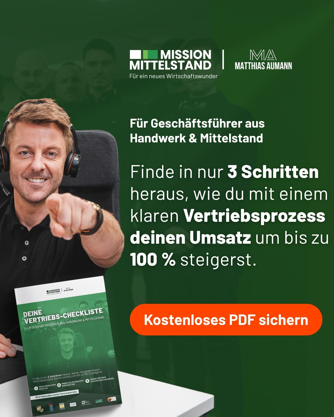 Matthias Aumann Facebook ad
