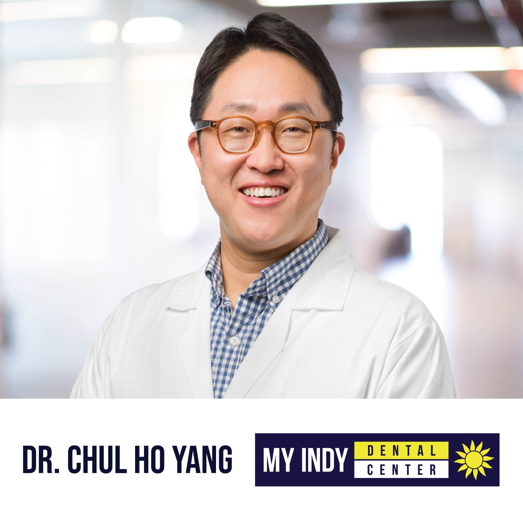 My Indy Dental Center Facebook ad: Here when you need us the most.